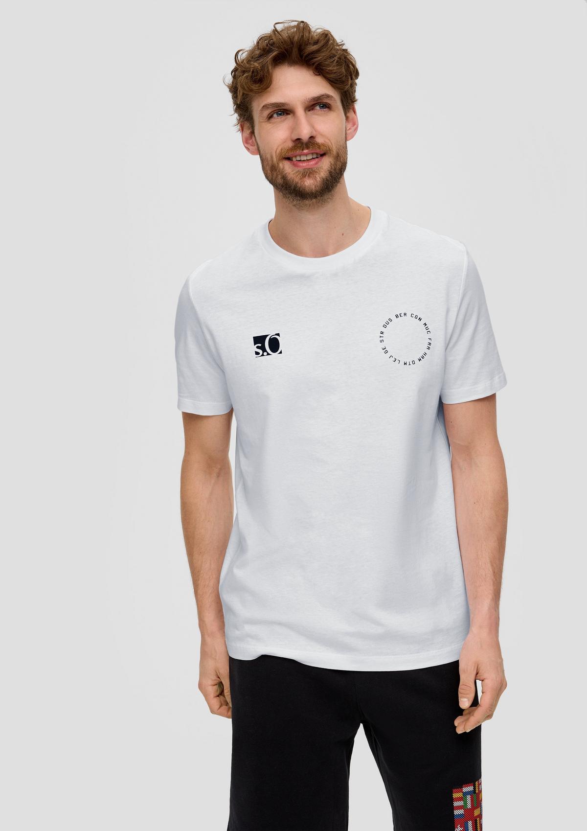 s.Oliver T-Shirt mit großem EM-Rückenprint