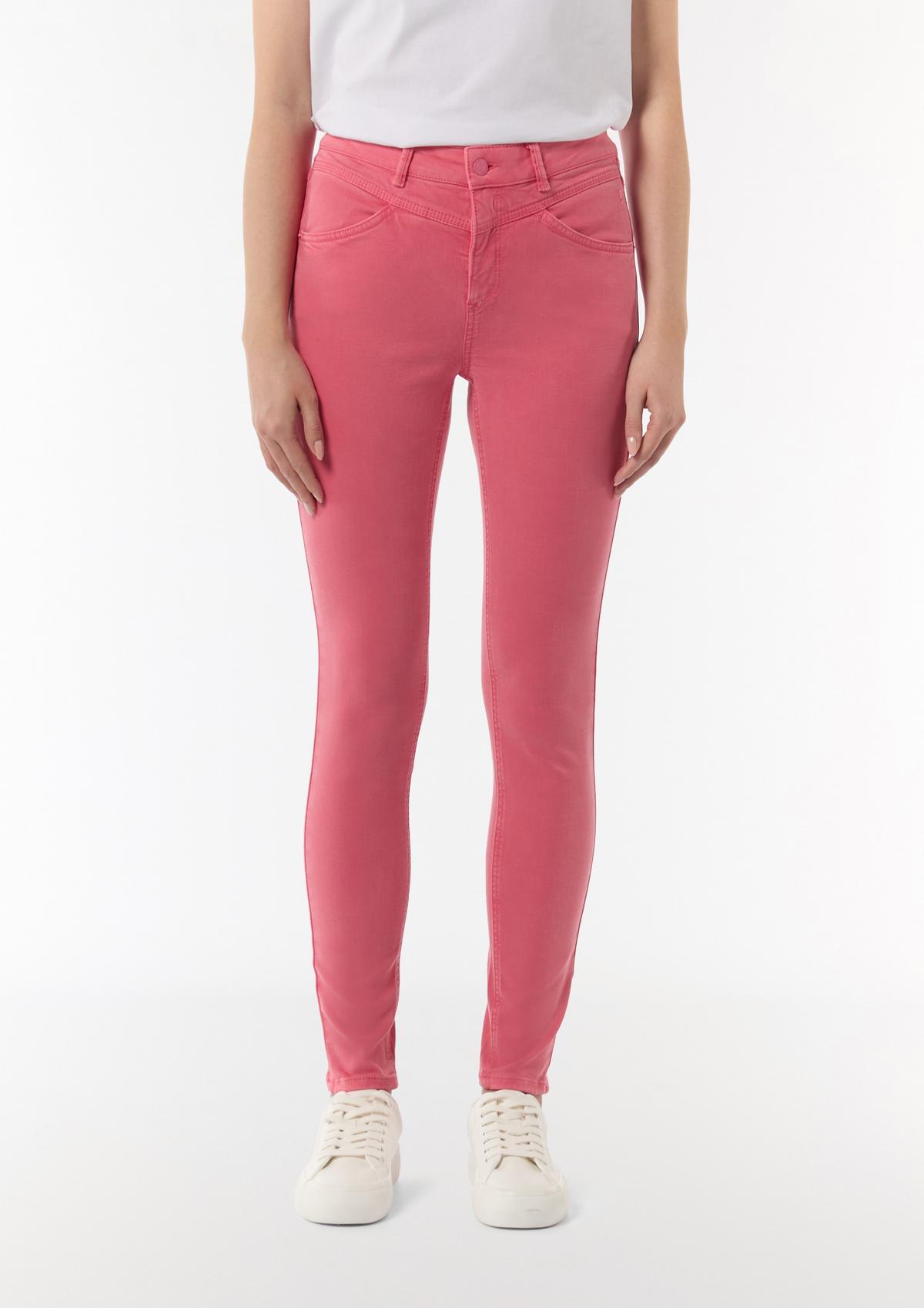 comma Super Skinny: trousers in a lyocell blend