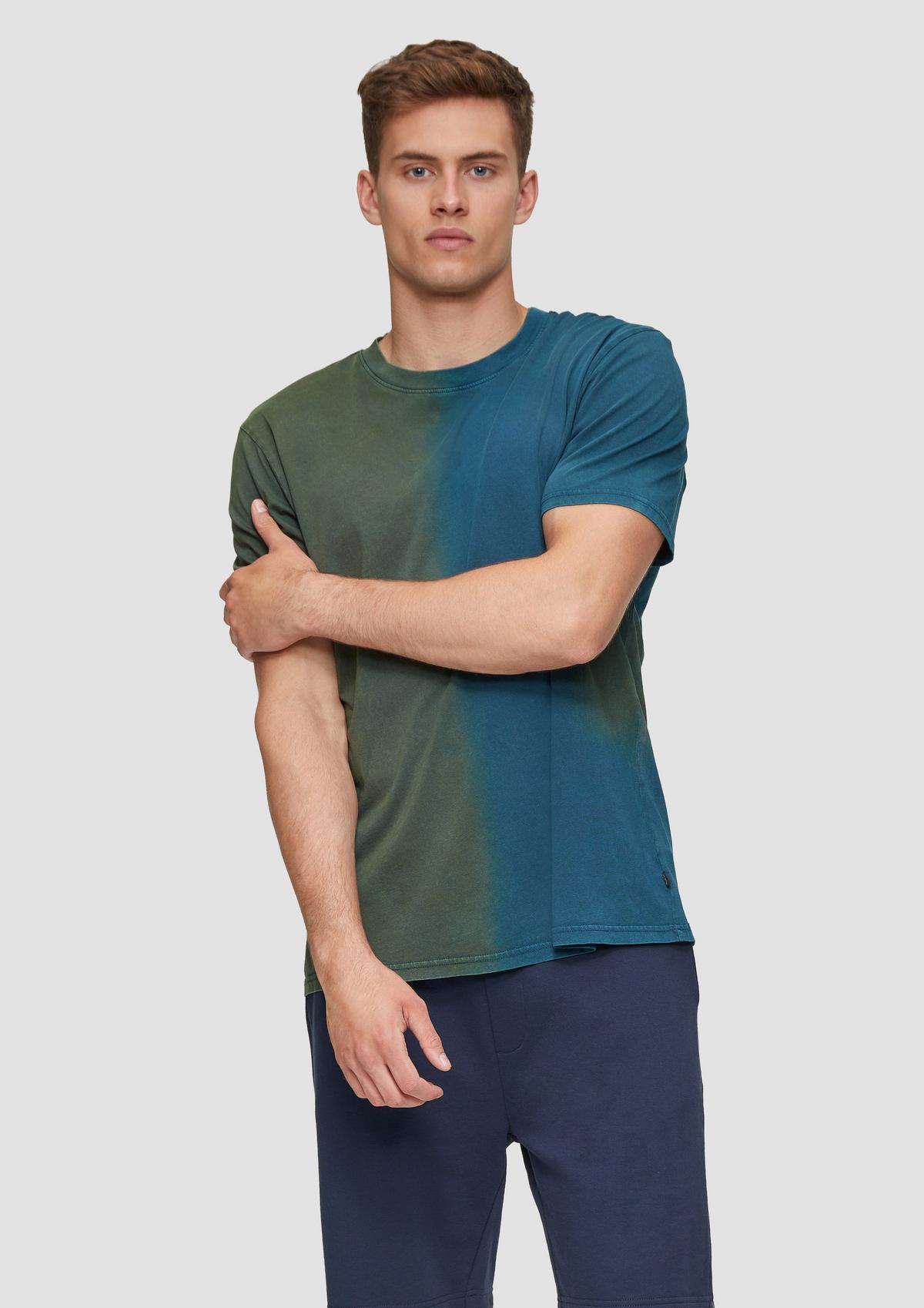 s.Oliver T-shirt with a garment wash