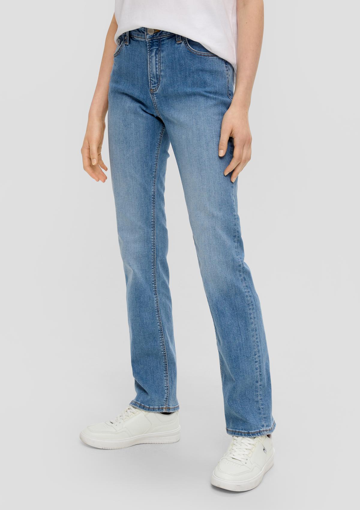 s.Oliver Jeans hlače Catie / kroj Mid Rise / ravne hlačnice