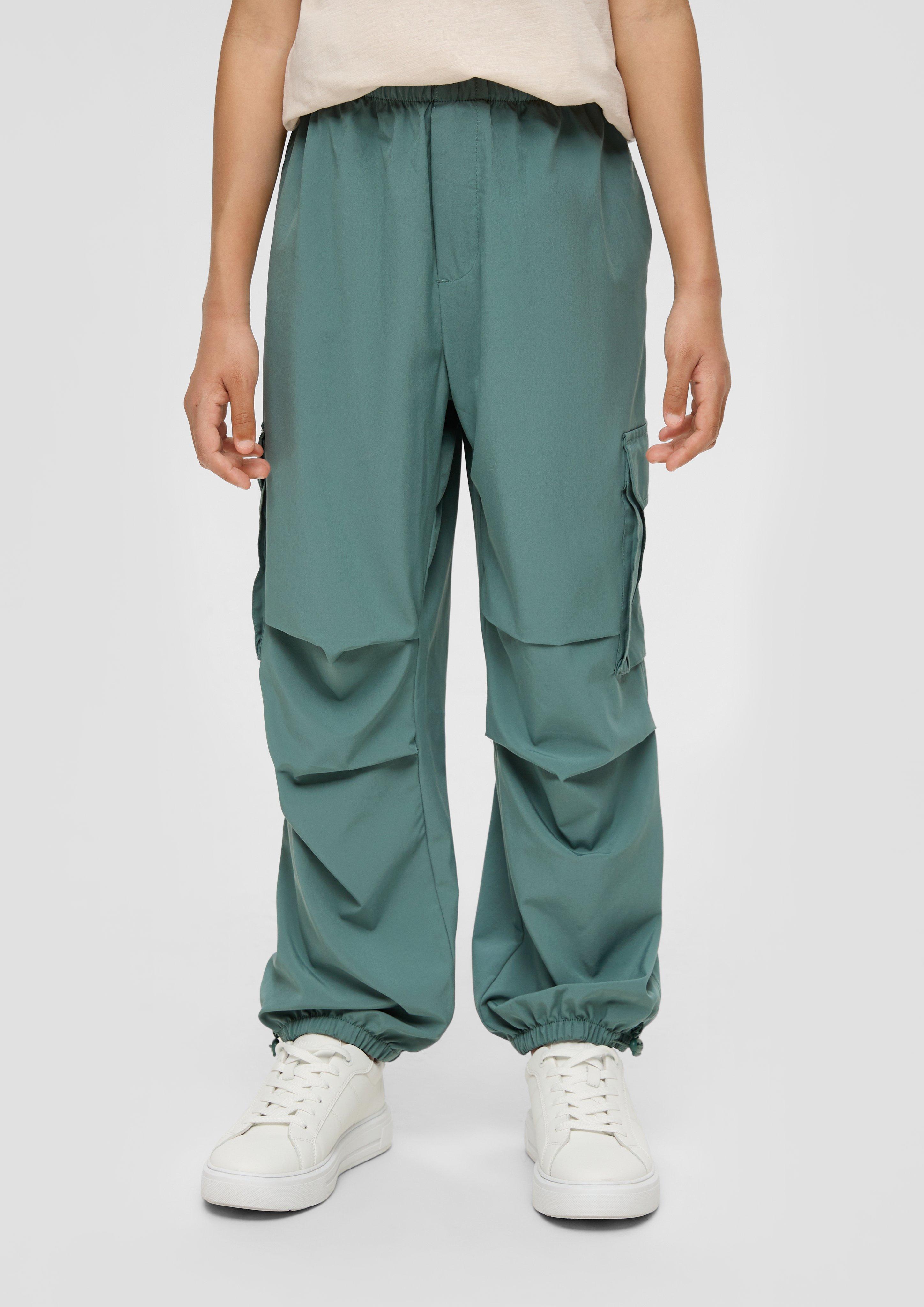 Cargo-style parachute pants - petrol | s.Oliver