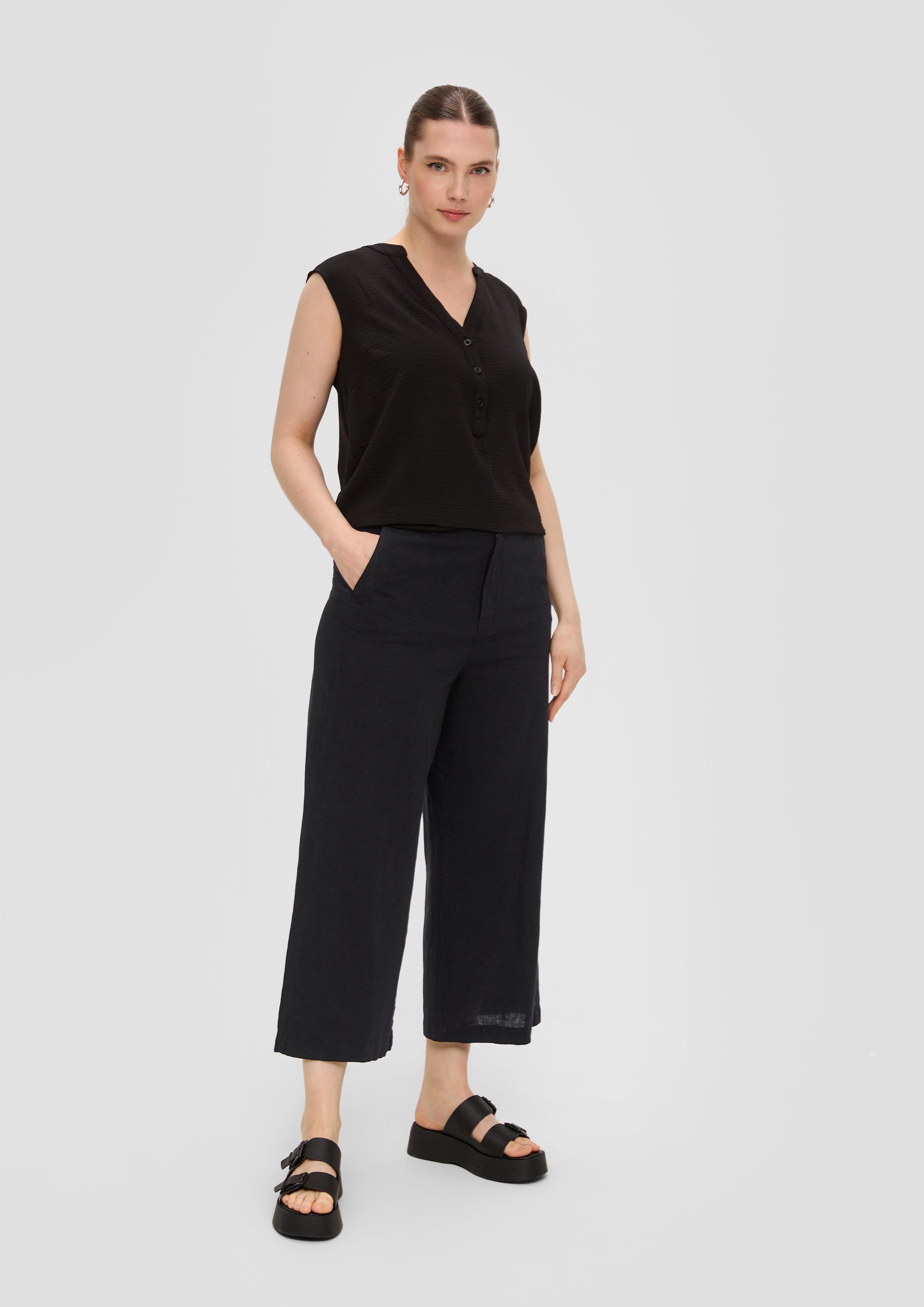 S.Oliver Regular: Culotte aus Leinenmix