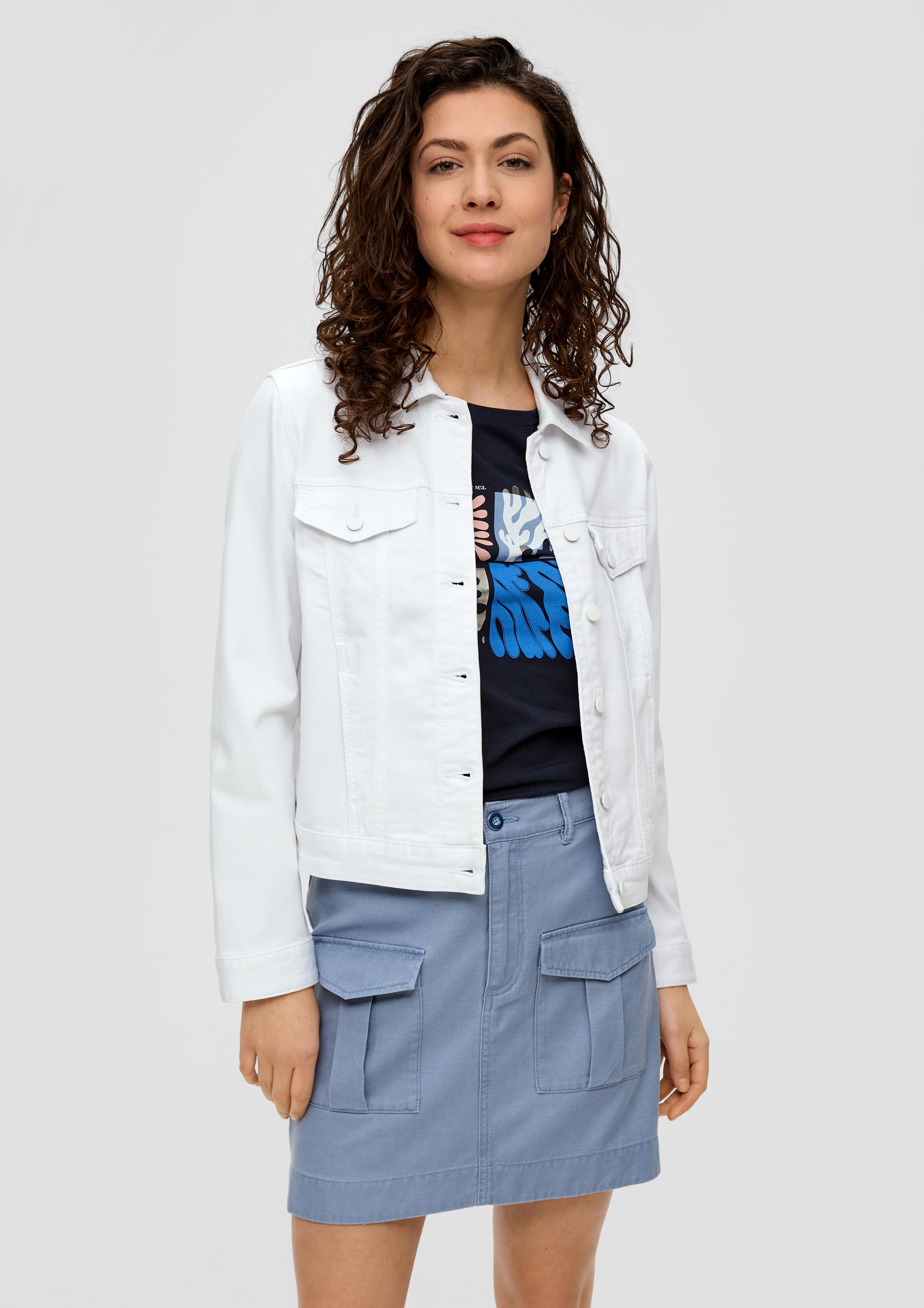 Jacket with a quilted pattern - coral | s.Oliver Jacket with a quilted pattern - coral | s.Oliver