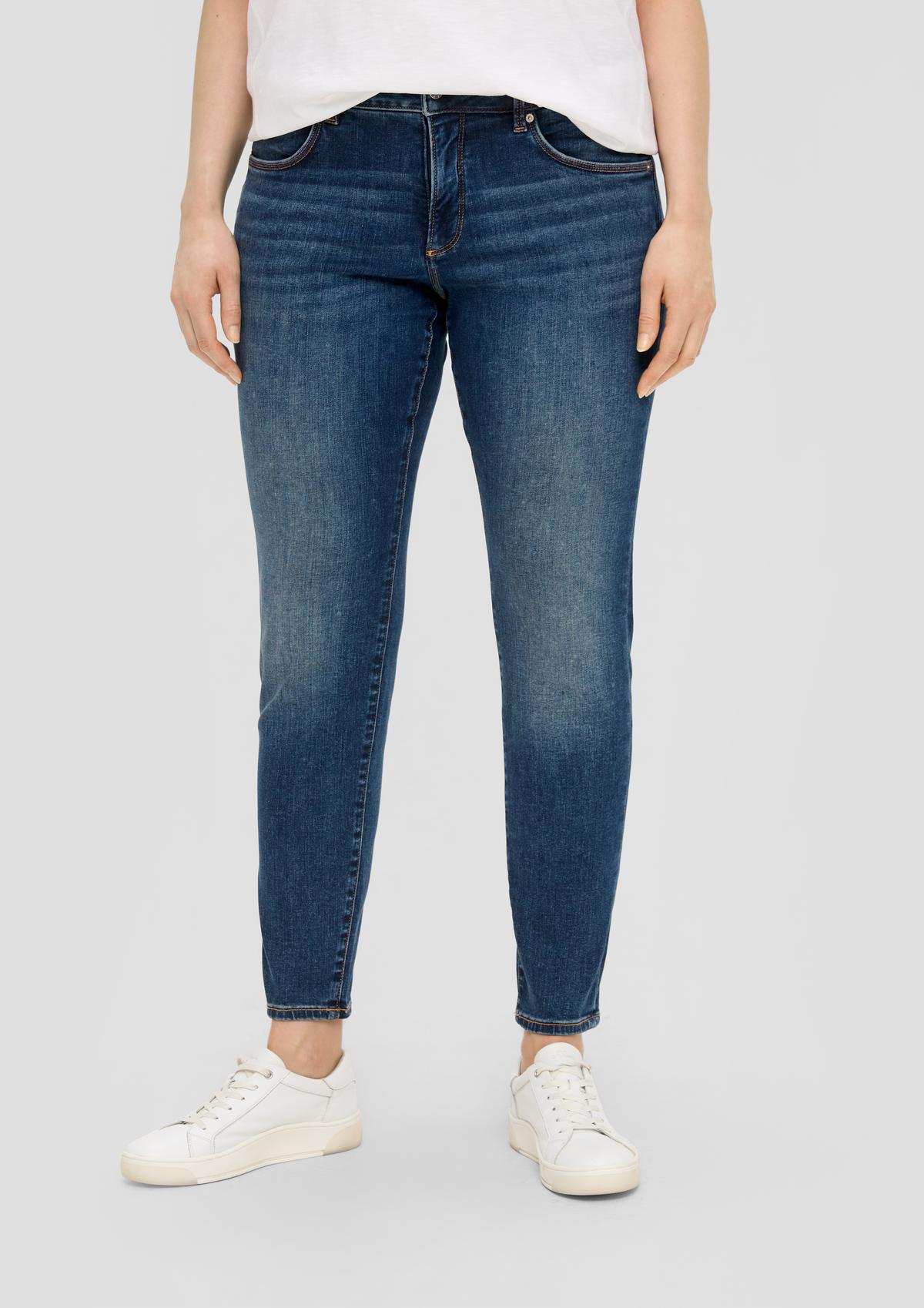 s.Oliver Skinny fit: cotton blend jeans