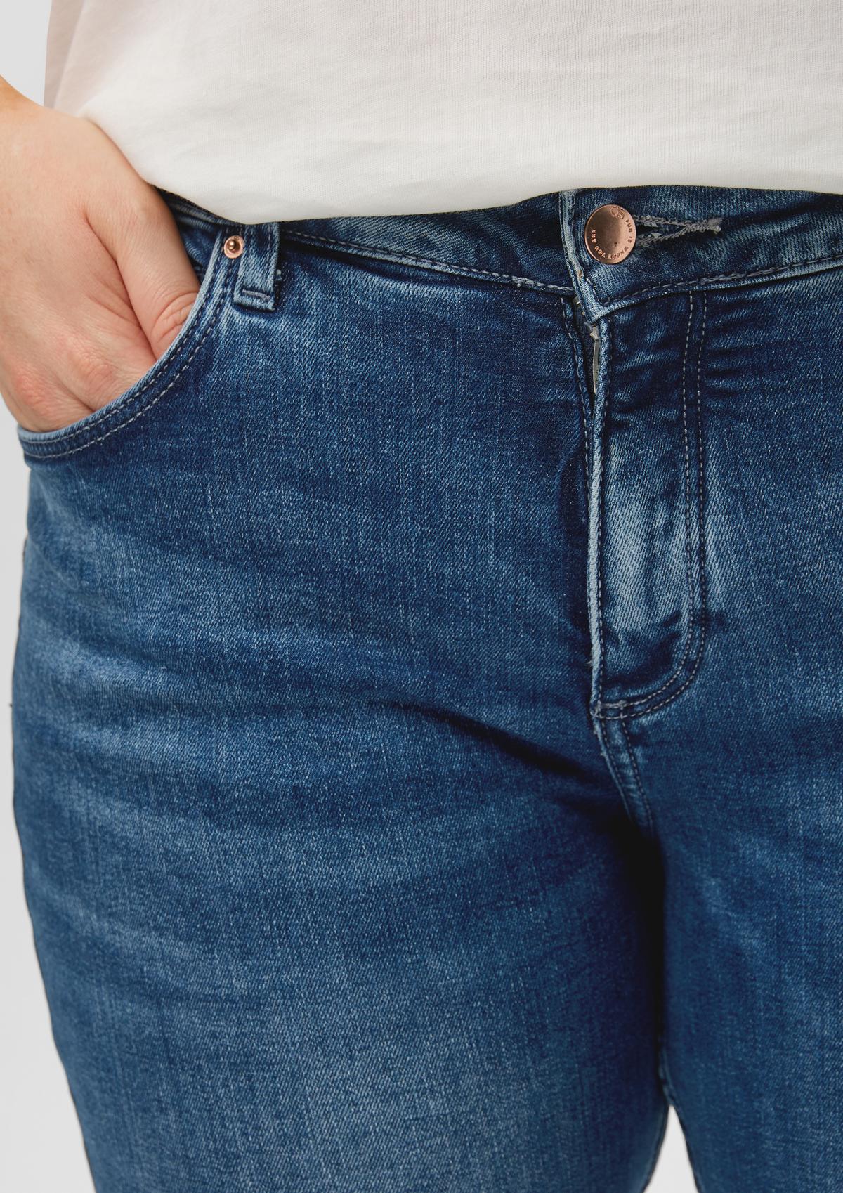 s.Oliver Jeans hlače/kroj Mid Rise/ozke hlačnice