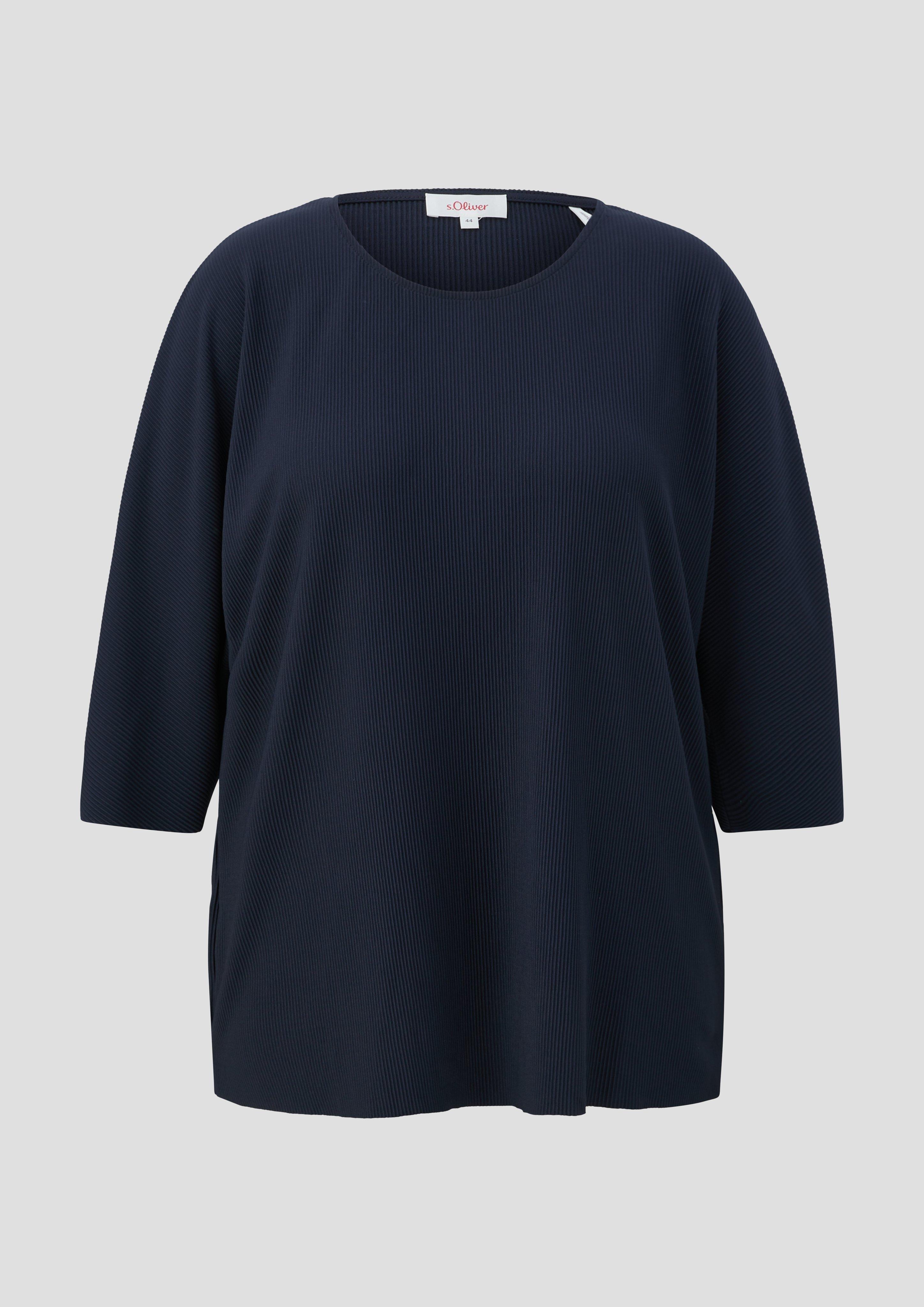 s.Oliver Plissiertes Shirt aus Jersey