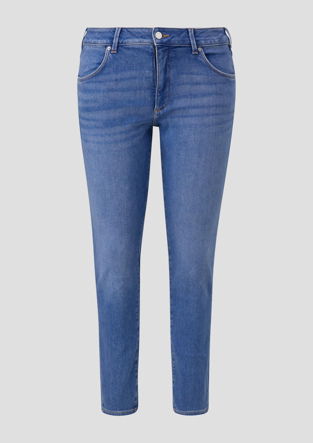 s.Oliver Jeans hlače Anny / kroj Mid Rise / ozke hlačnice