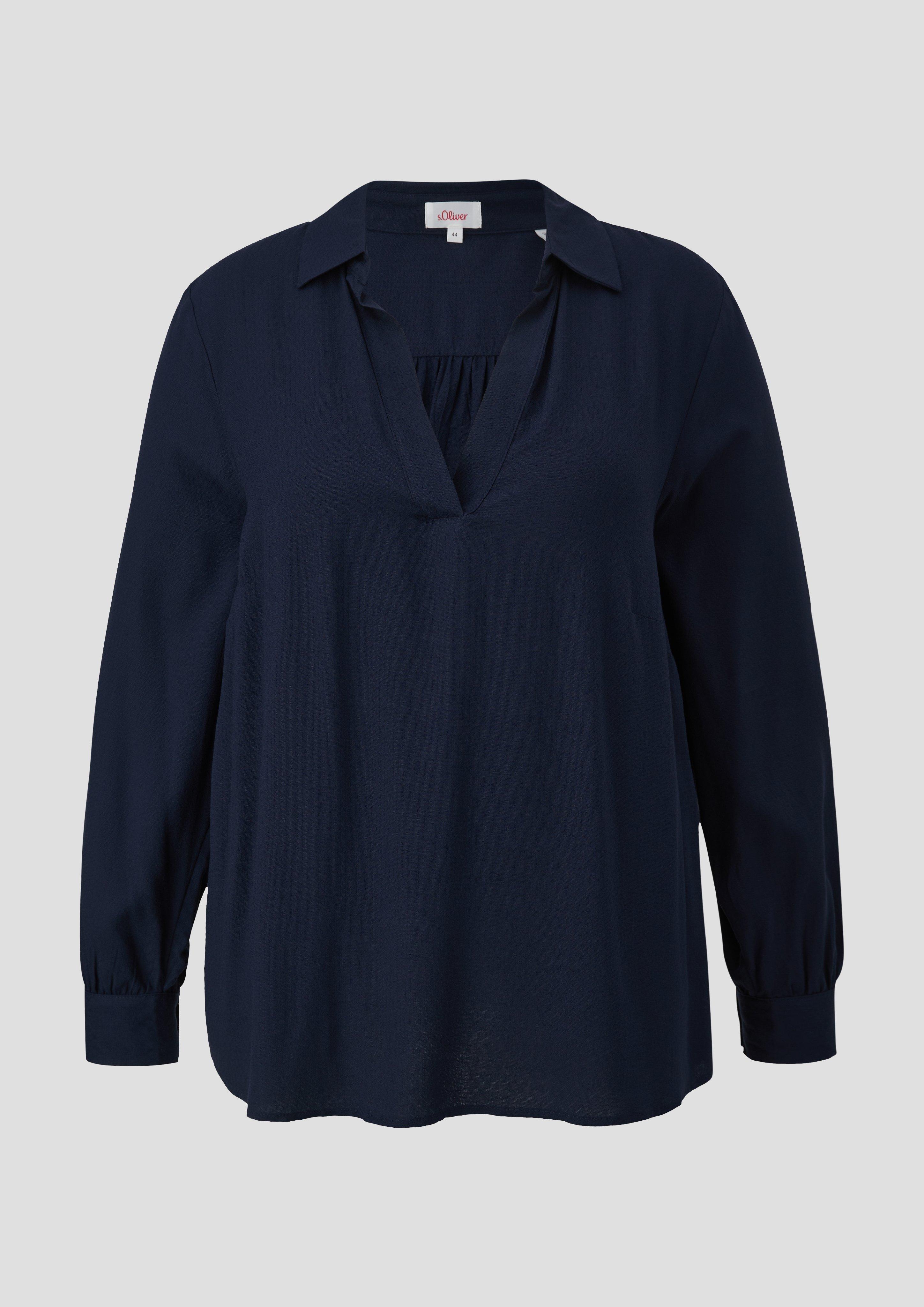 s.Oliver Viskosebluse mit All-over-Print