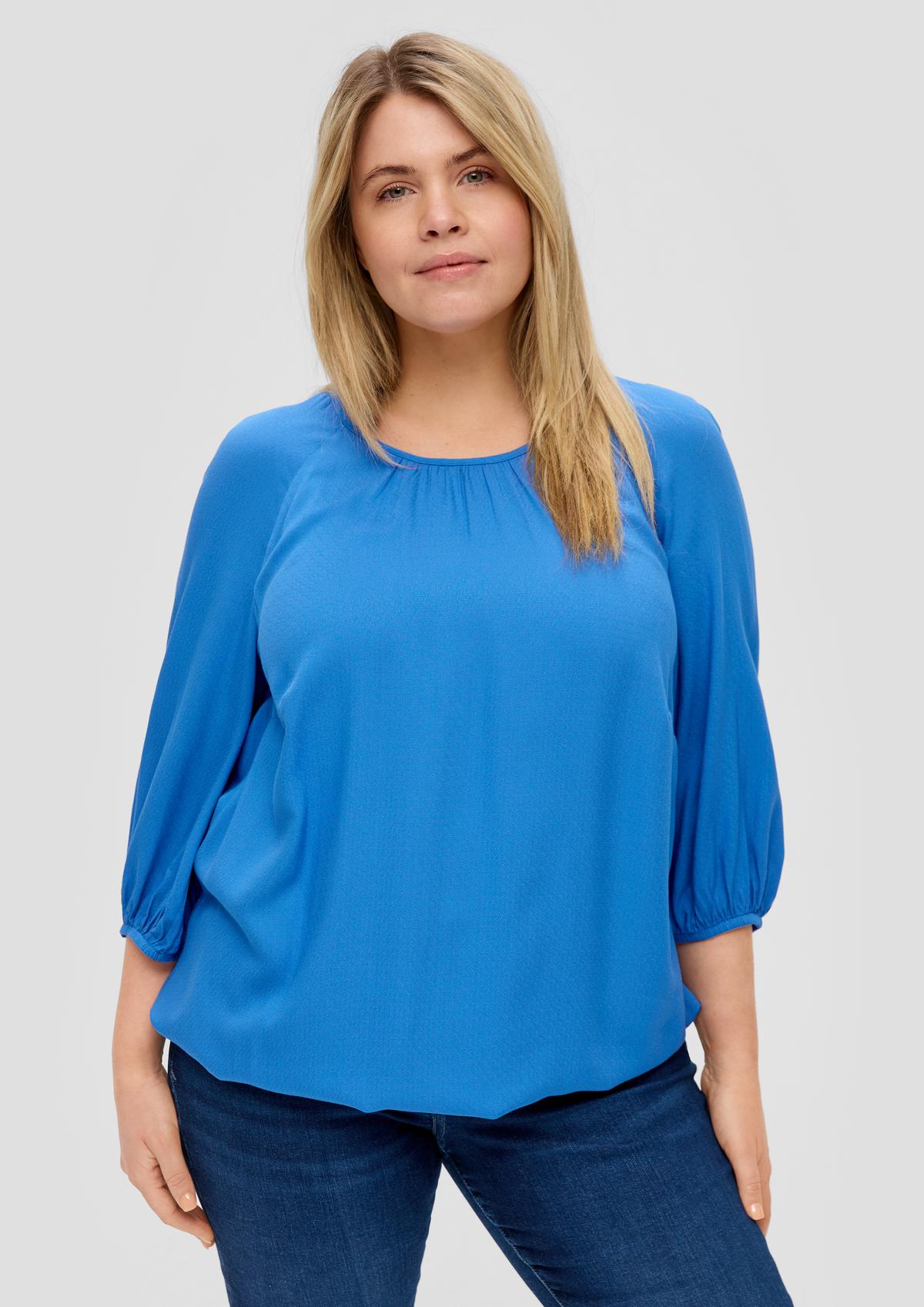 s.Oliver Viscose blouse in an O-shaped design