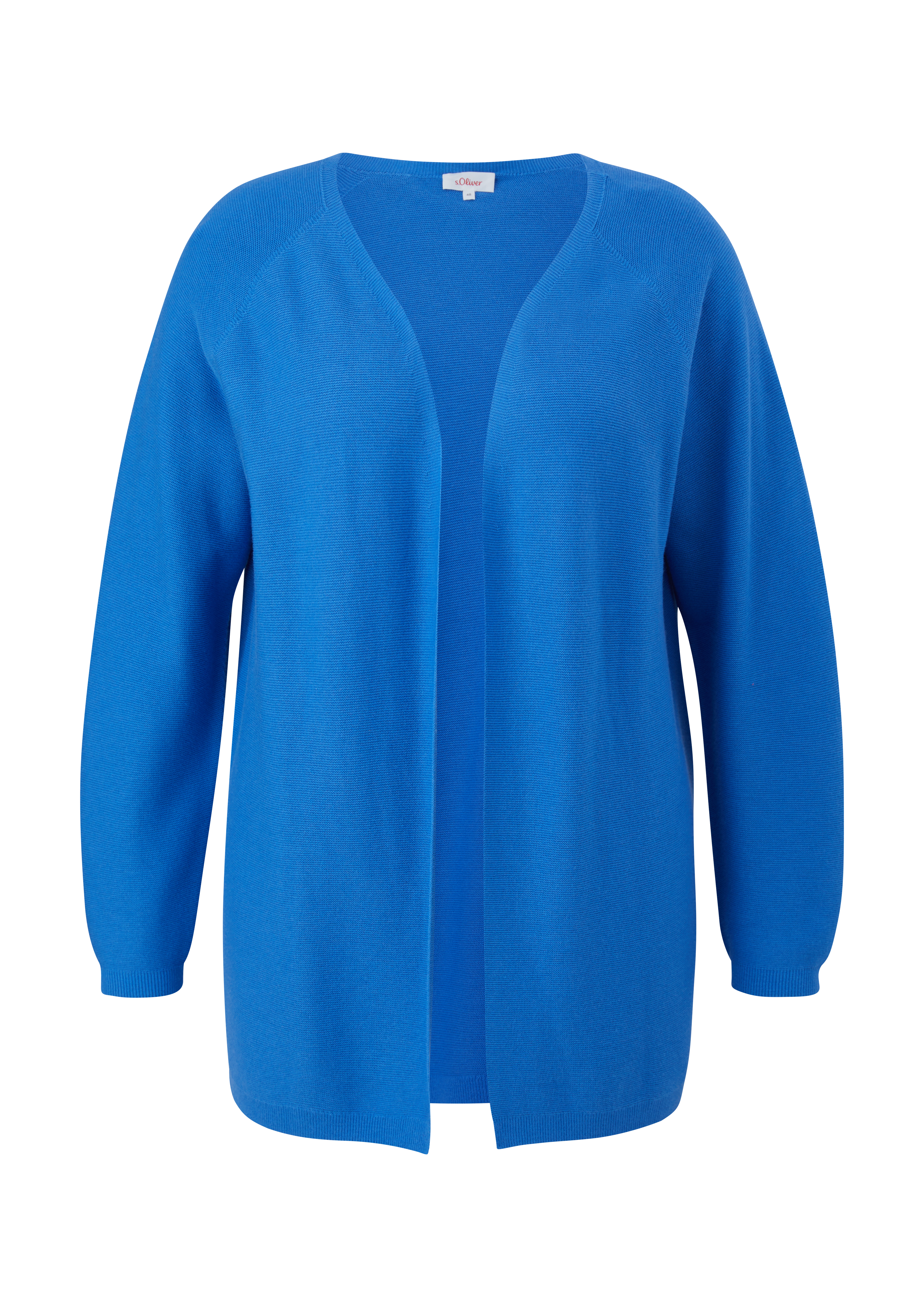 s.Oliver - Strickjacke aus Viskosemix, Damen, blau