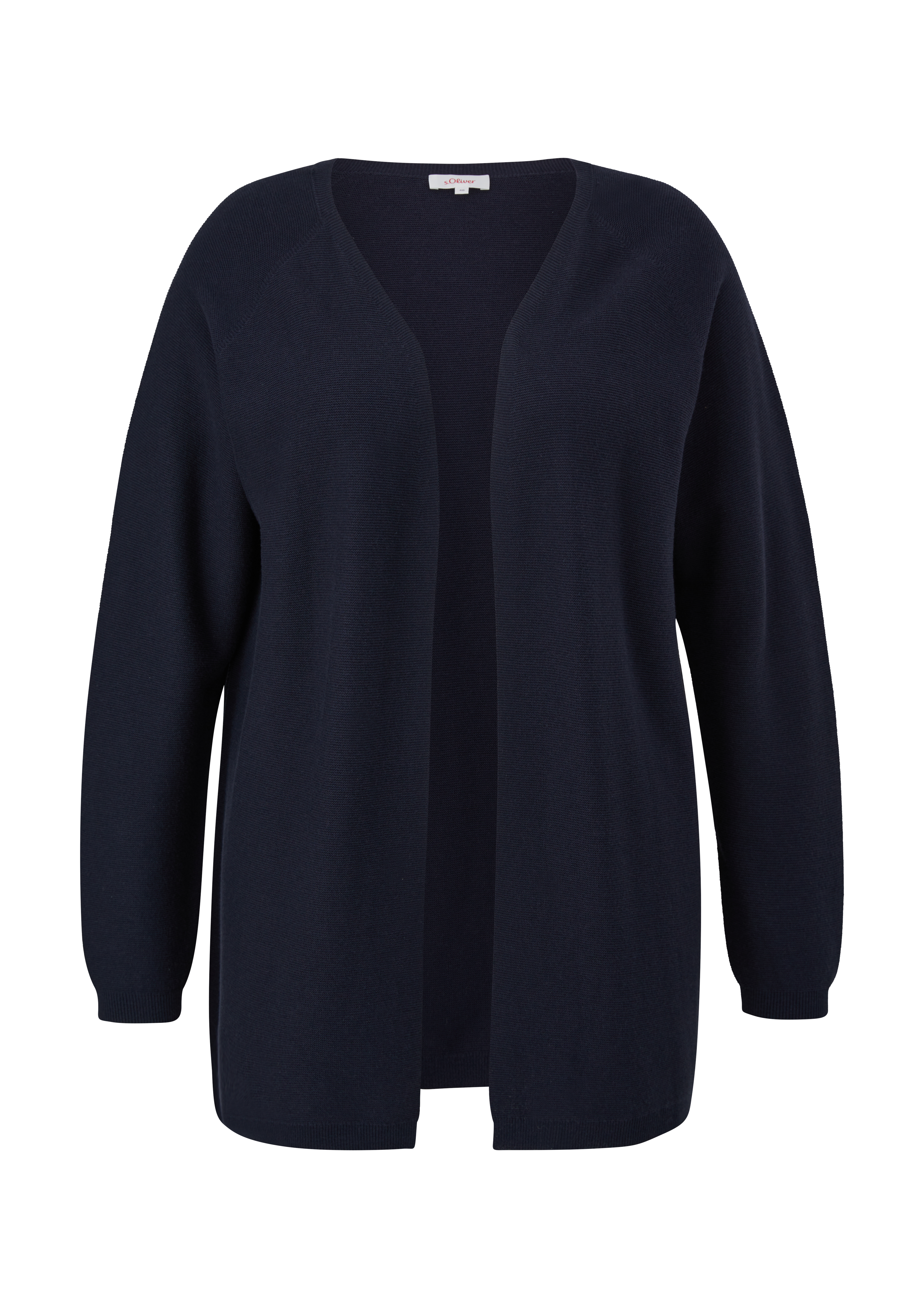 s.Oliver - Strickjacke aus Viskosemix, Damen, blau