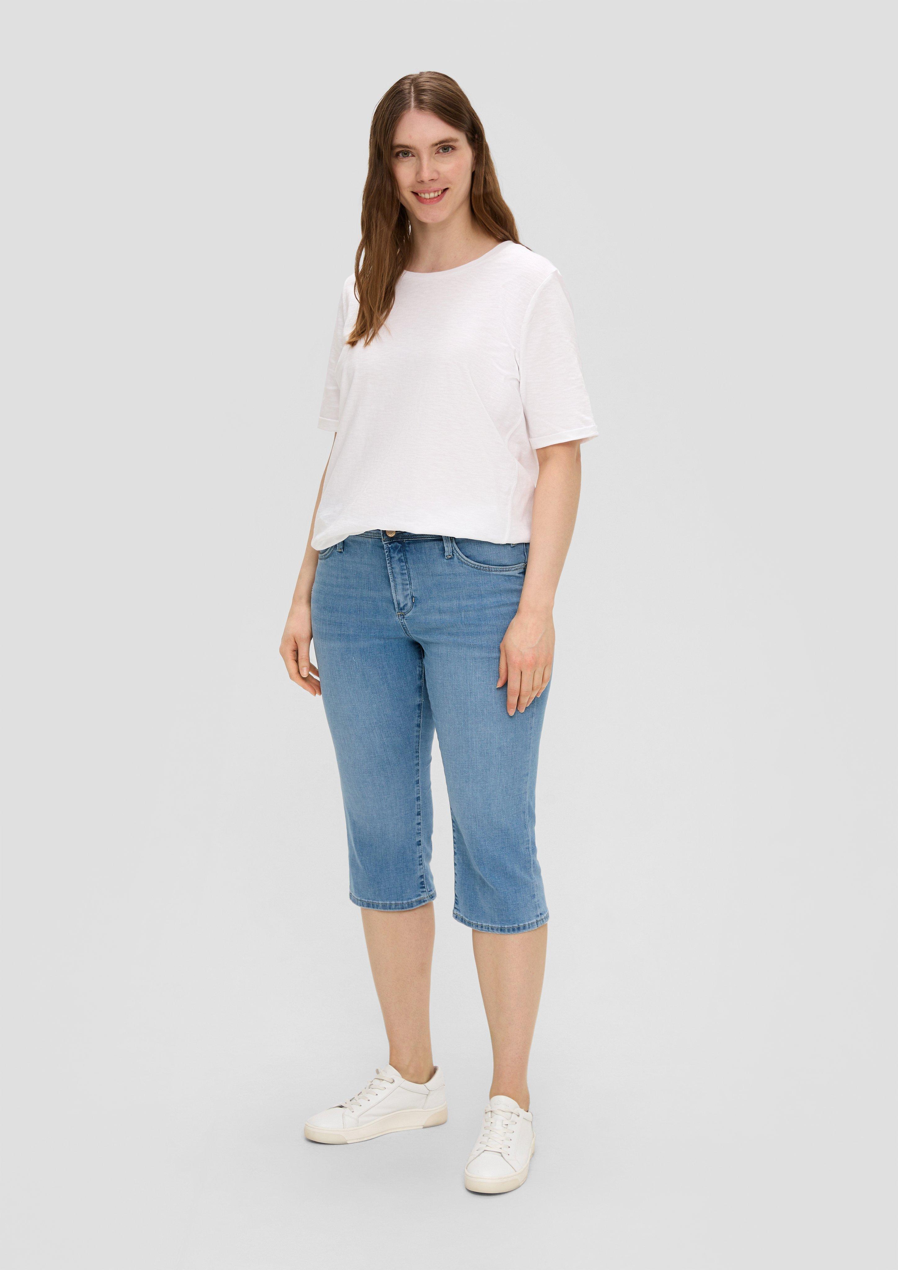 S.Oliver Jeans-Capri / Regular Fit / Mid Rise / Slim Leg