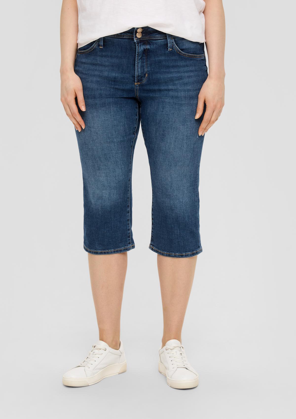 s.Oliver Jeans-Capri / Regular Fit / Mid Rise / Slim Leg