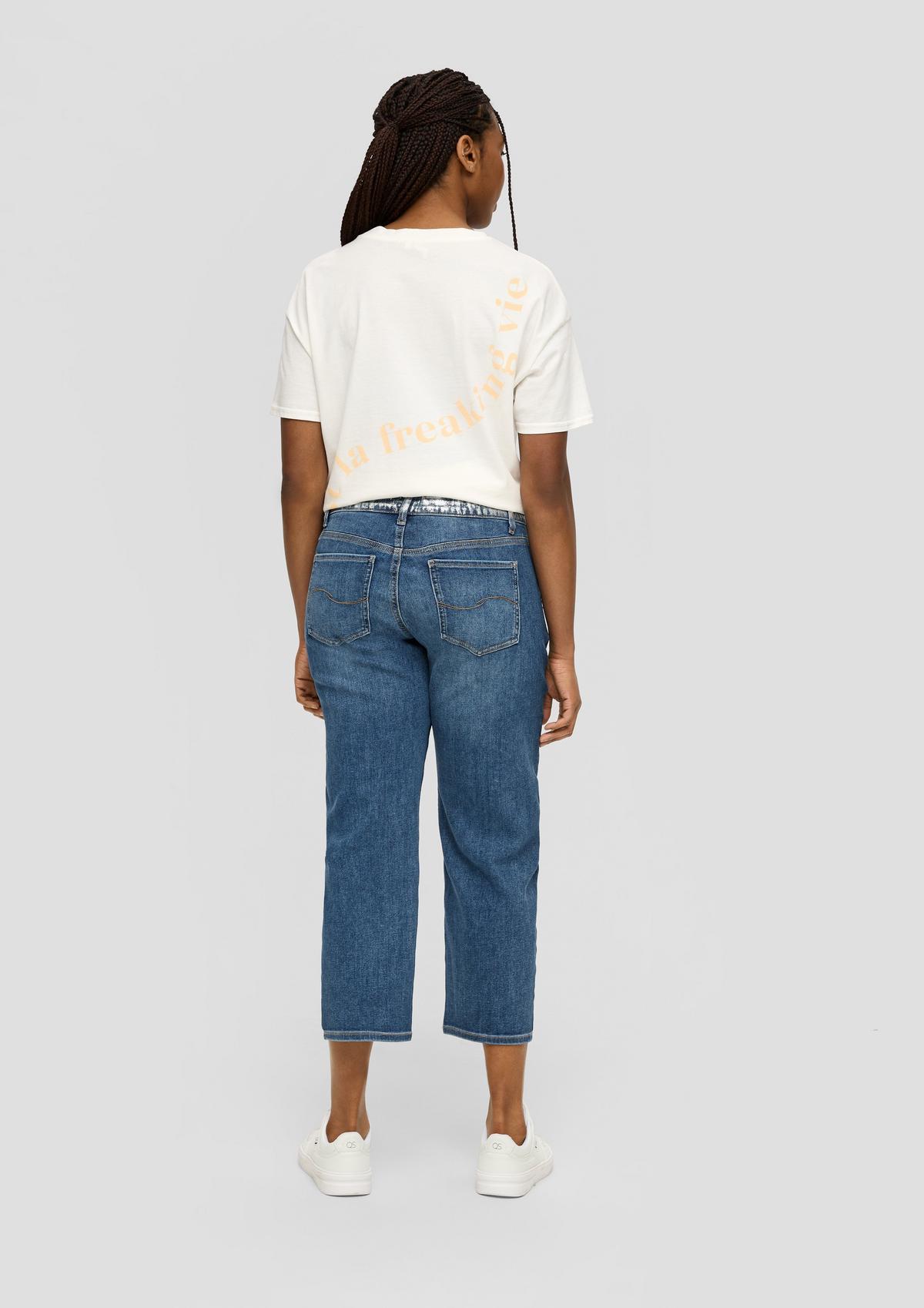 s.Oliver Cropped Jeans Catie / slim fit / high rise / straight leg