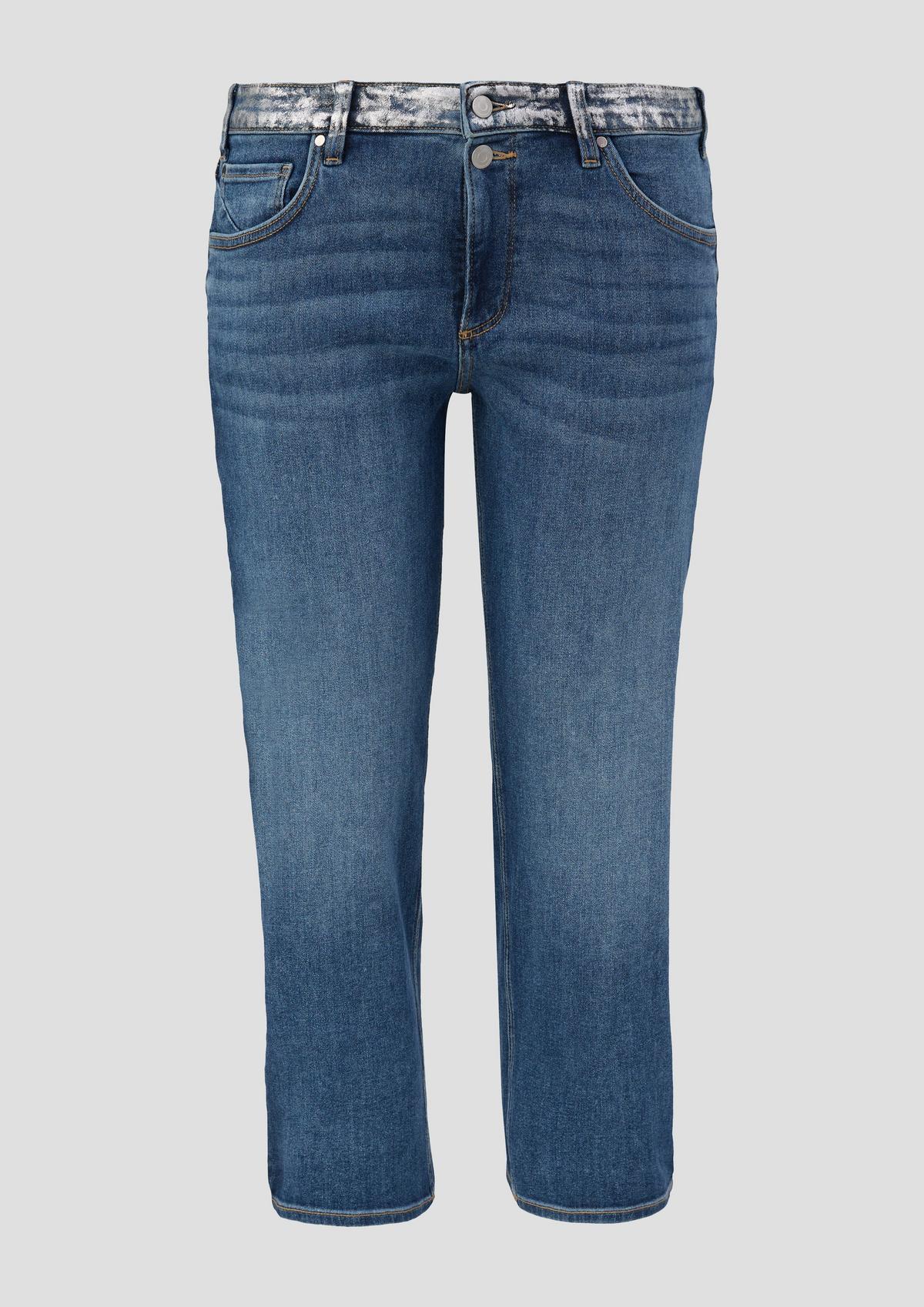 s.Oliver Cropped Jeans Catie / slim fit / high rise / straight leg