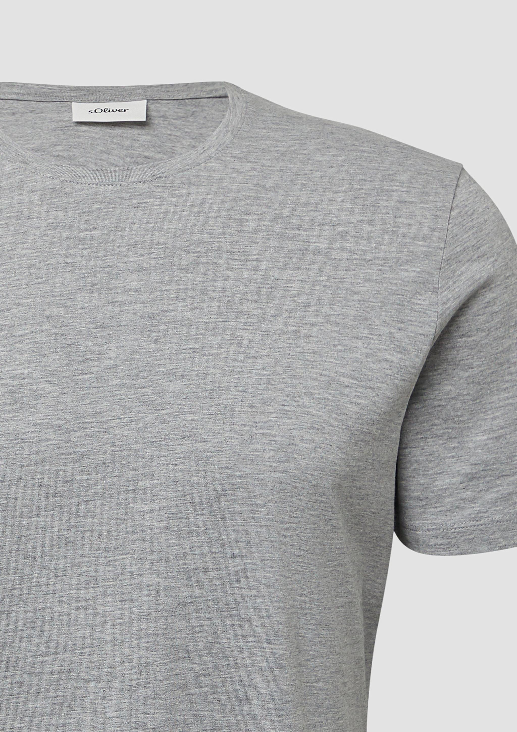 Hommes T-shirt en gris de s.Oliver BLACK LABEL