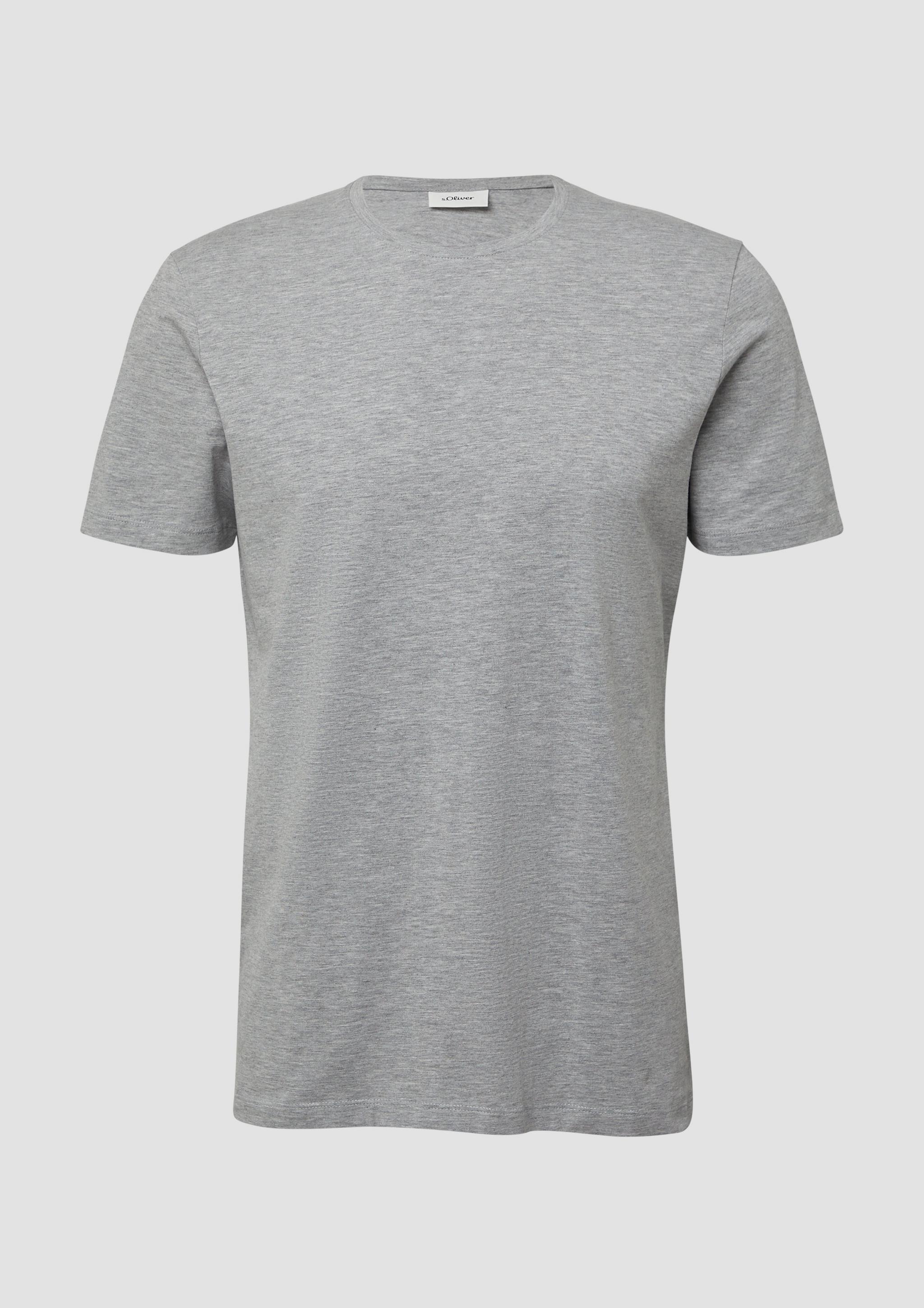 Hommes T-shirt en gris de s.Oliver BLACK LABEL