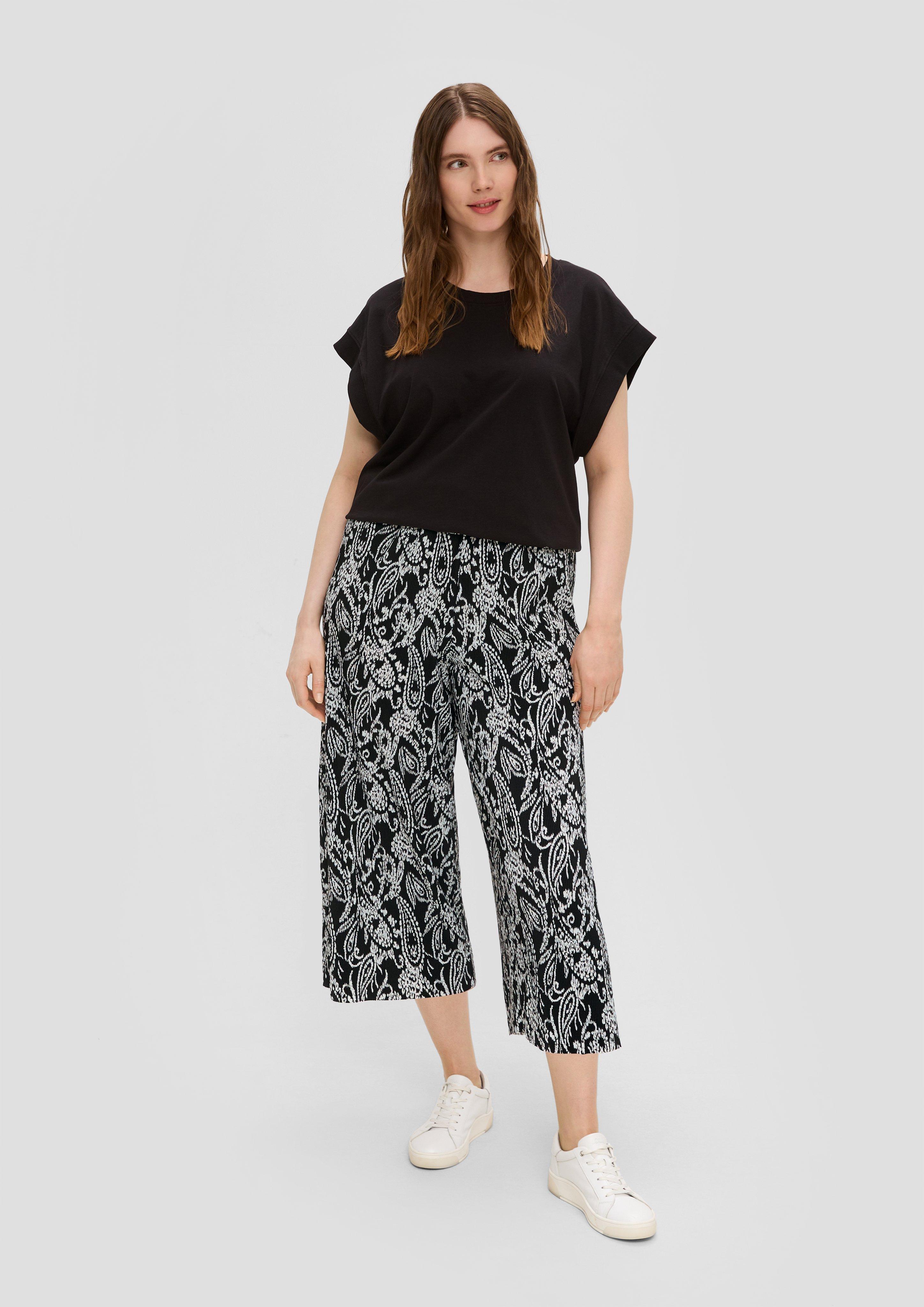 S.Oliver Culotte mit Wide Leg