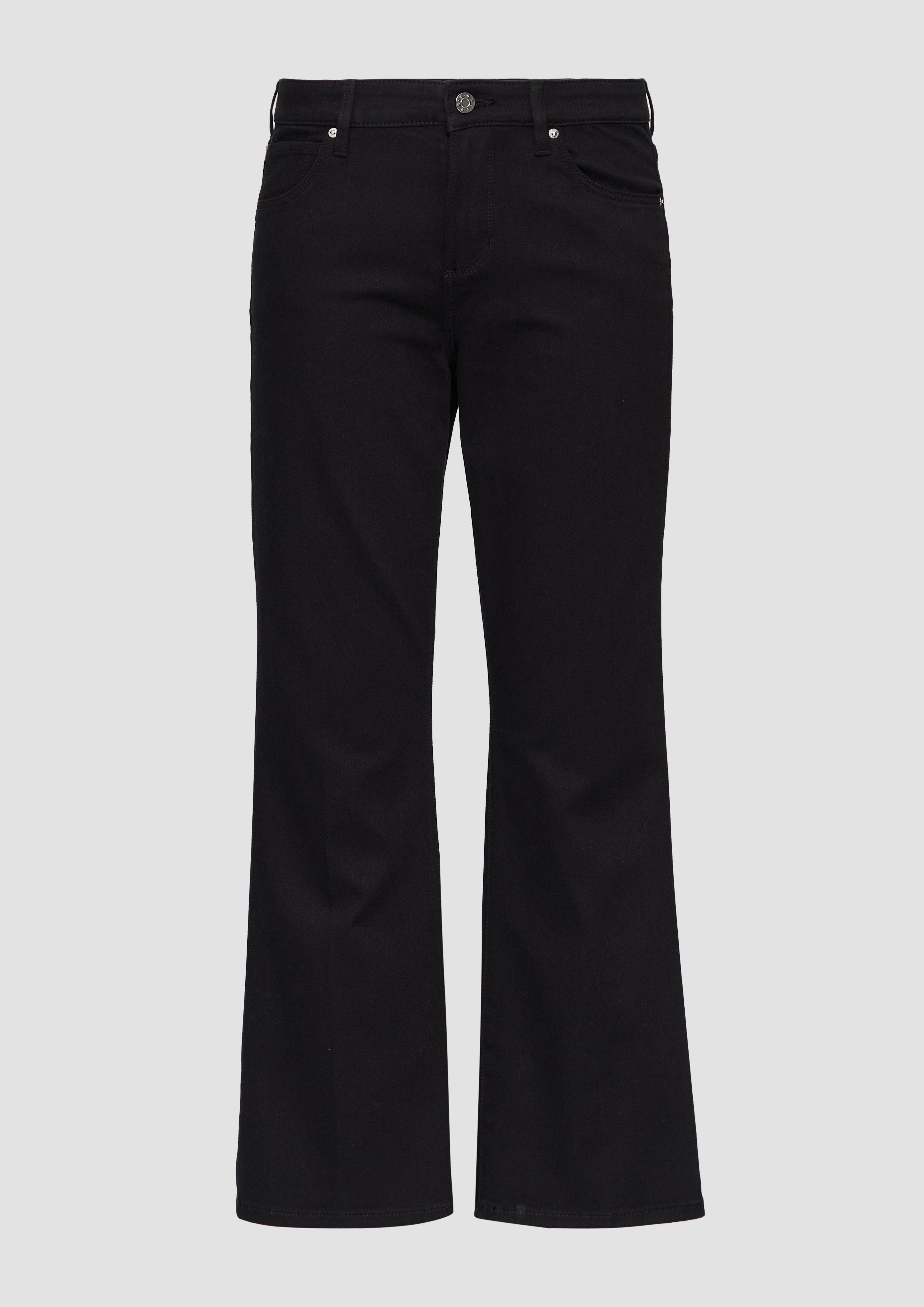 s.Oliver Cropped Jeans / Regular Fit / Mid Rise / Flared Leg