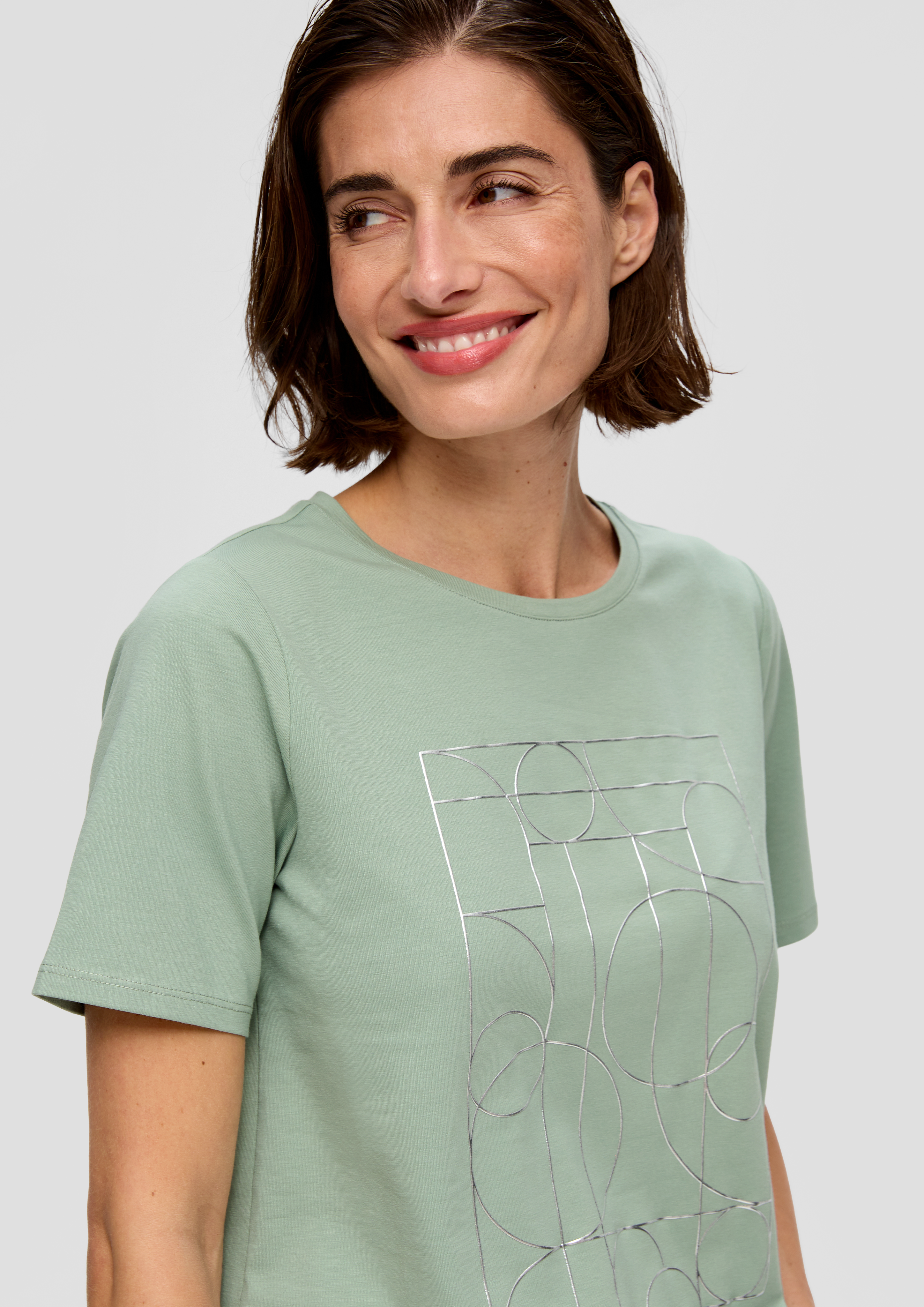 Tシャツ・カットソー VYNER ARTICKLES 0A03 GRADIENT PRINT T-SHIRT DARK GREEN 2151870.72D1_d1