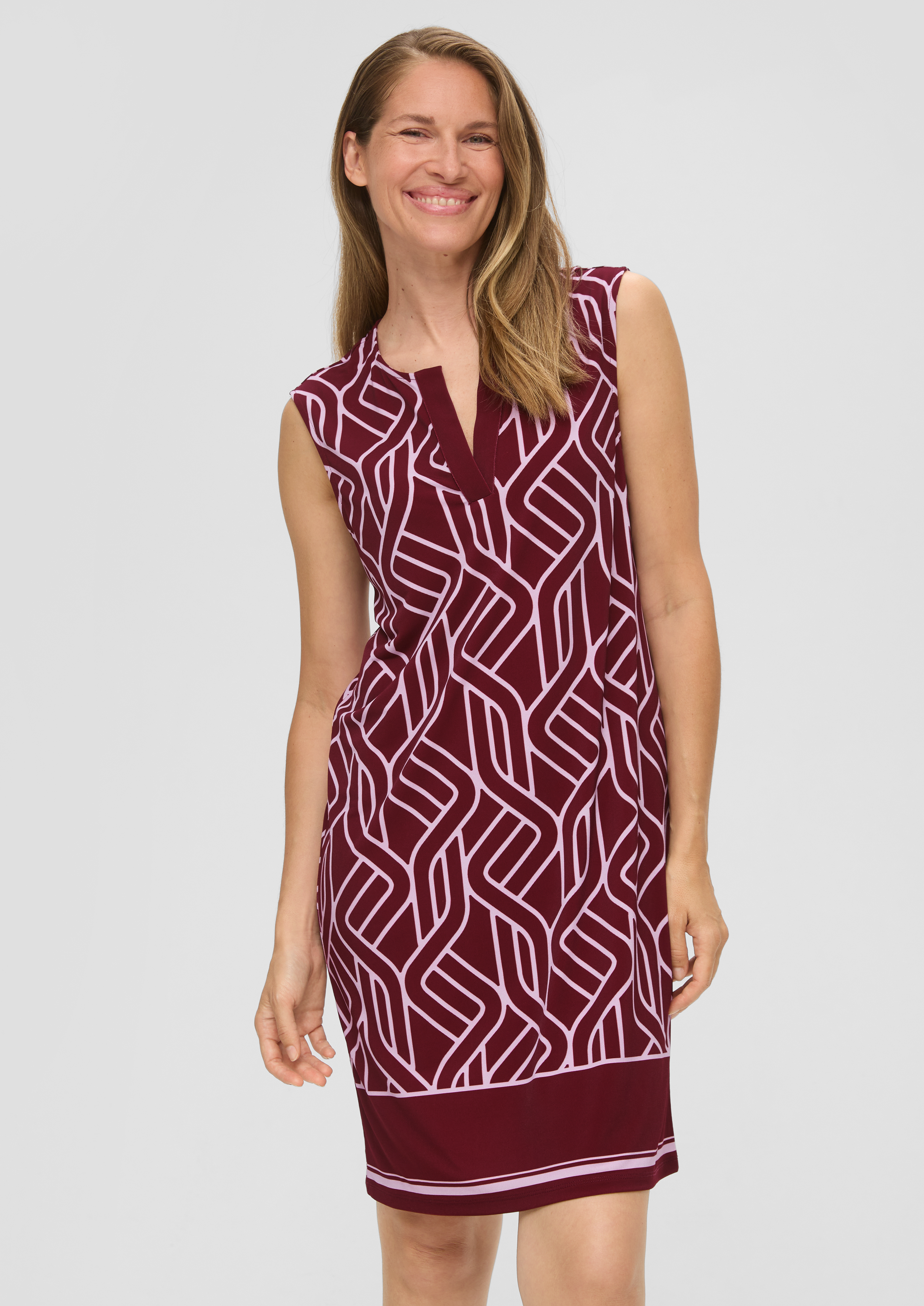 S.Oliver Luftiges Jerseykleid mit Print