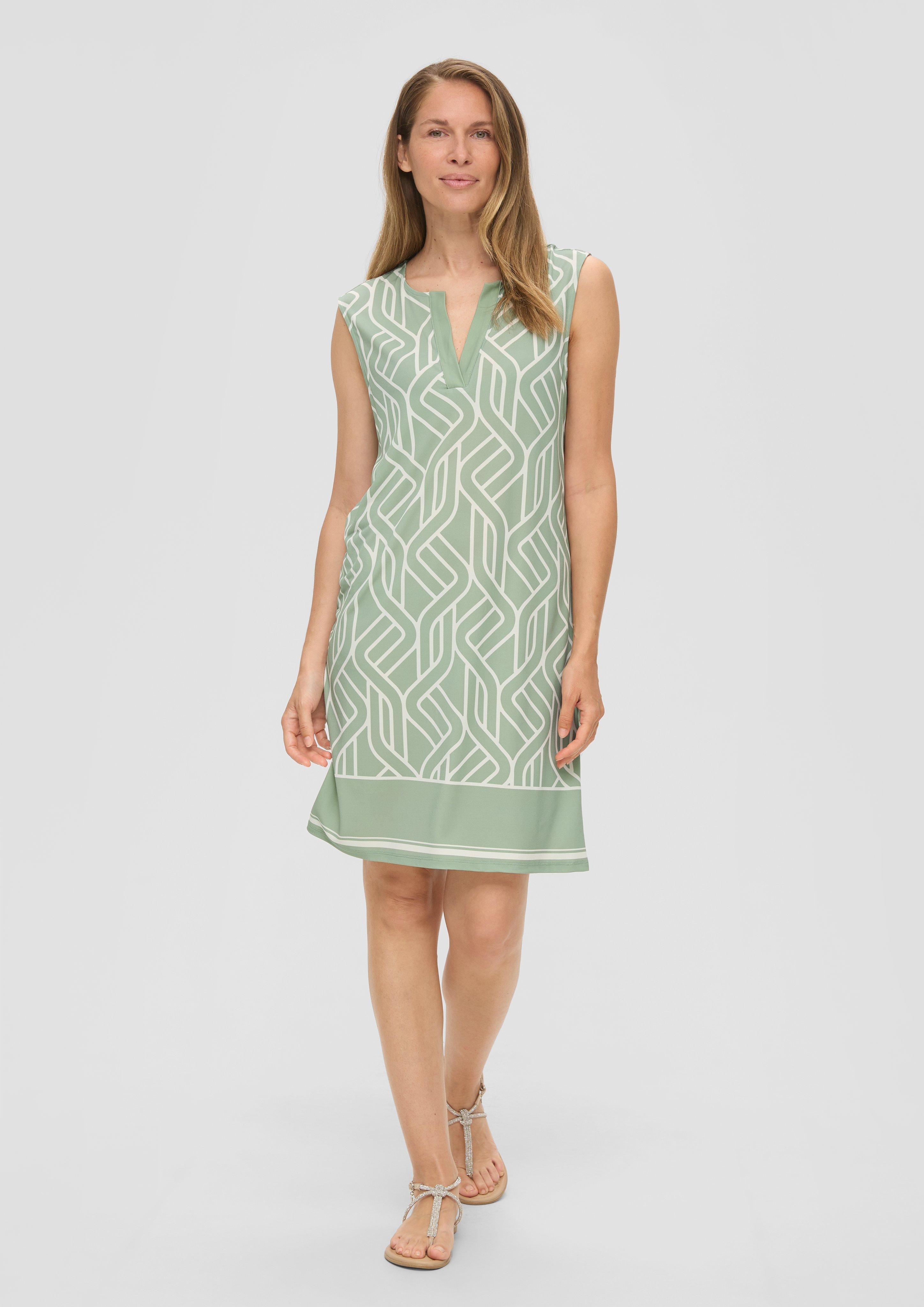 S.Oliver Luftiges Jerseykleid mit Print