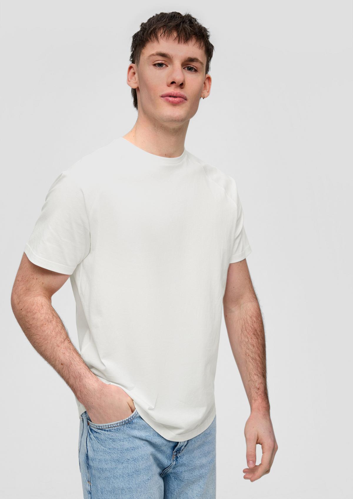 s.Oliver Klassisches T-Shirt aus reiner Baumwolle