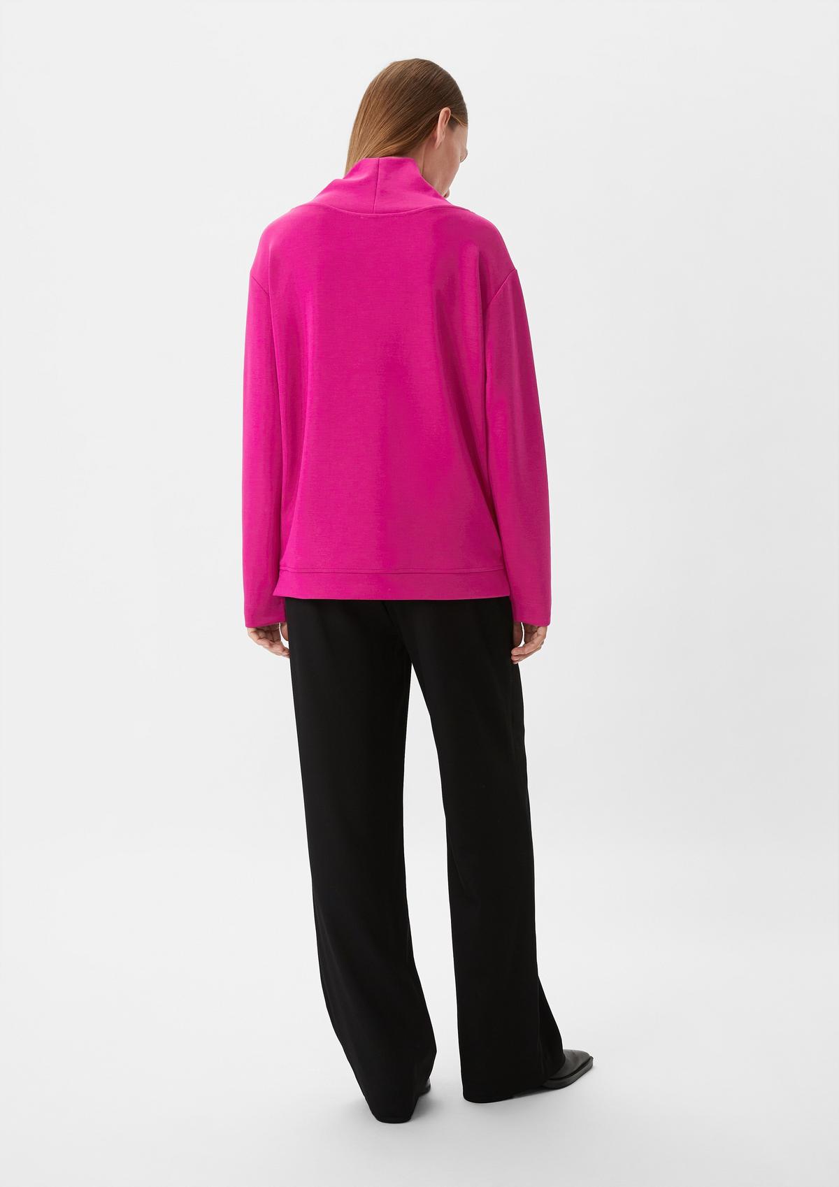 Yaya - Scuba Jogging trousers in a modal blend with zippers