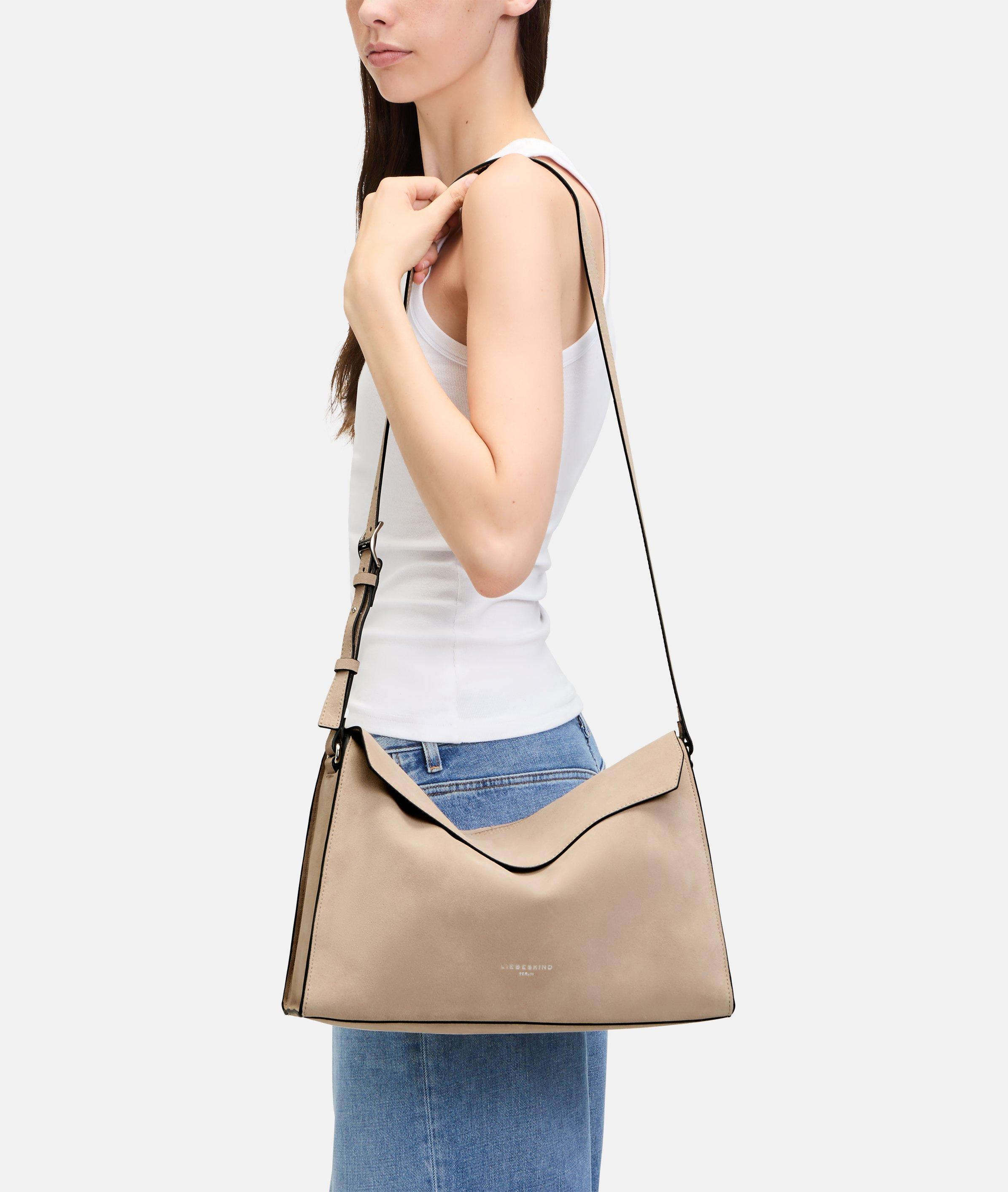 LIEBESKIND BERLIN Schoudertas Lora Small Pebble Crossbody Bag Rosé Oud