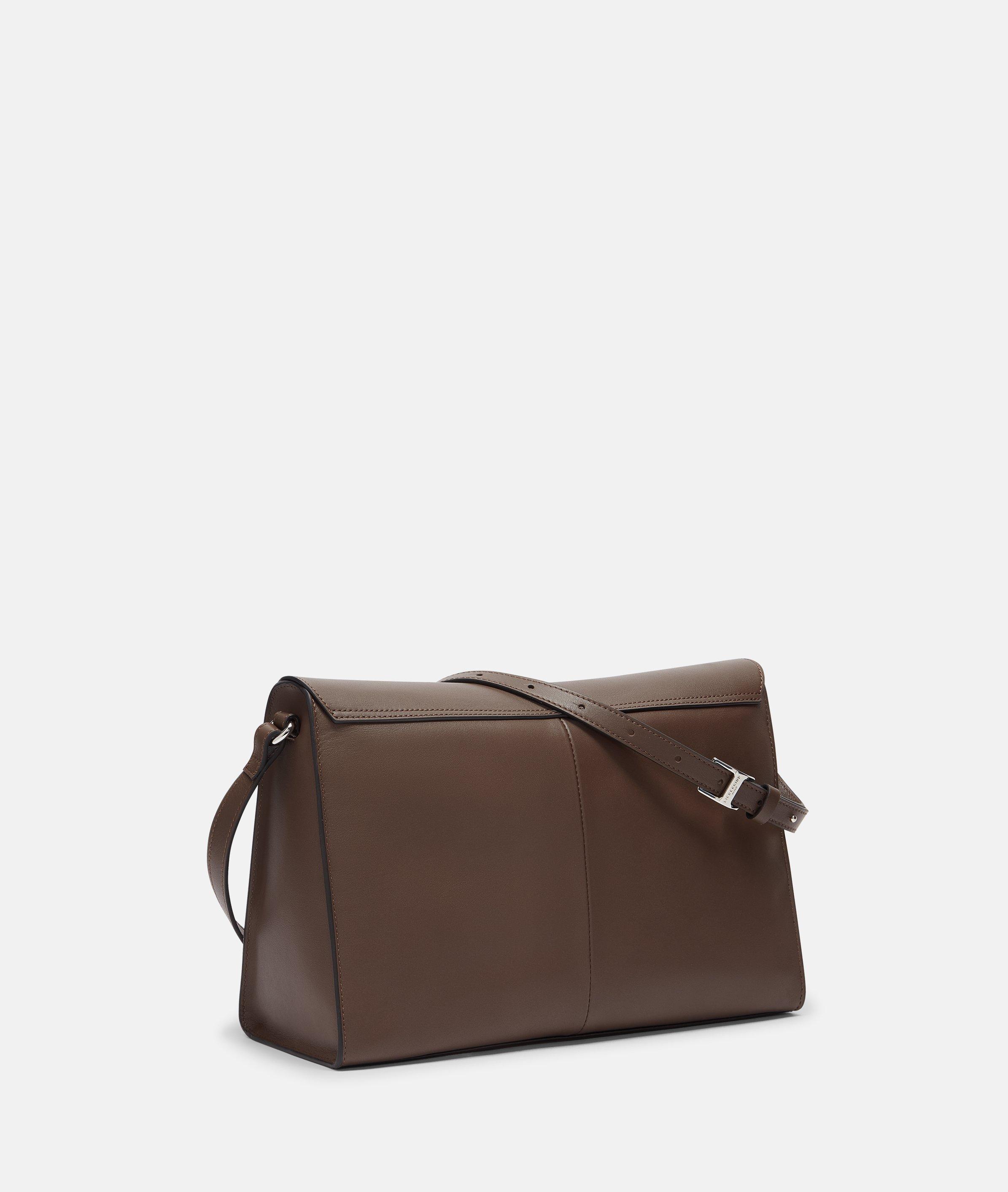 Thumbnail - Liebeskind Berlin - Geräumige Schultertasche aus Nappaleder -  braun