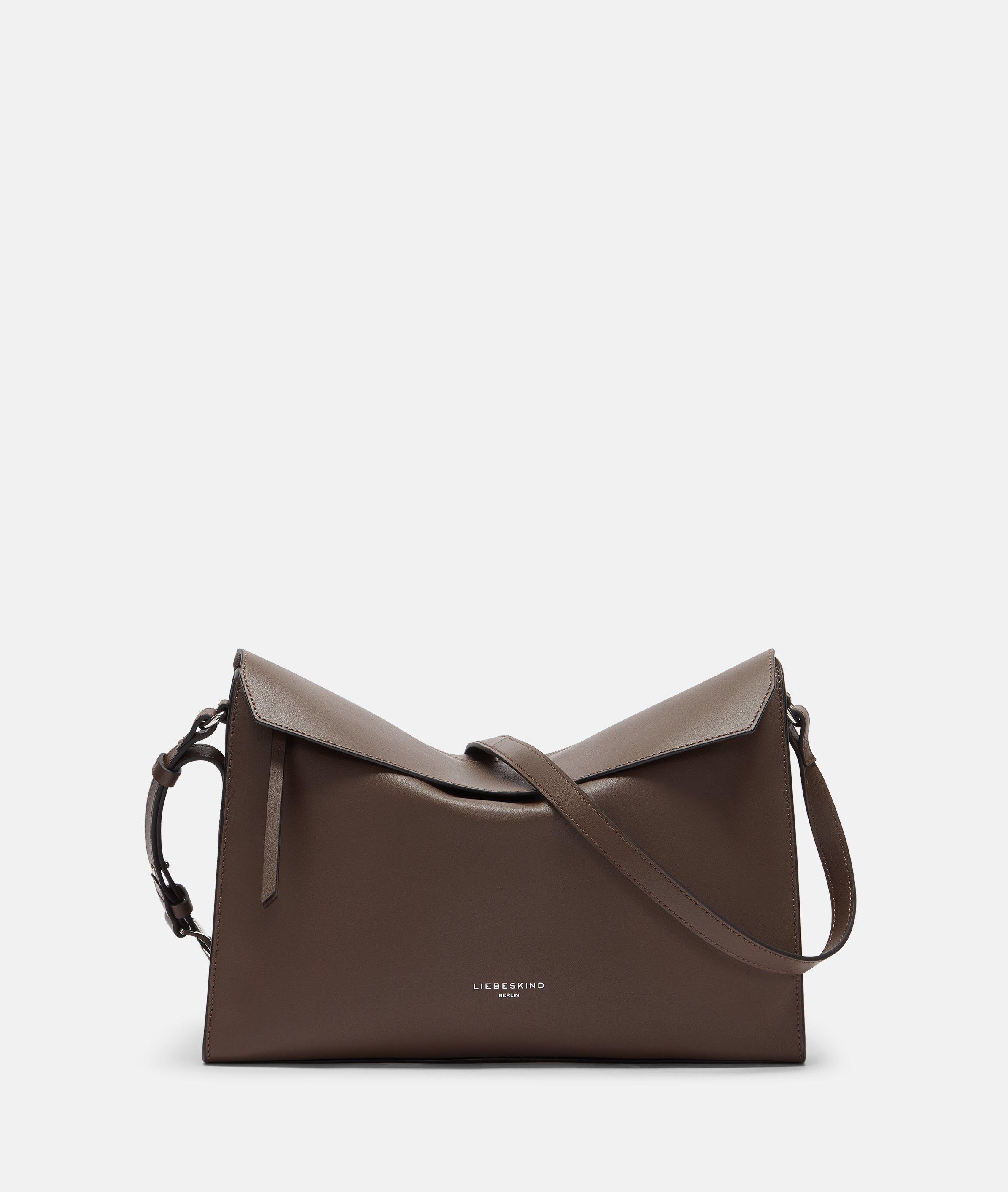 Thumbnail - Liebeskind Berlin - Geräumige Schultertasche aus Nappaleder -  braun