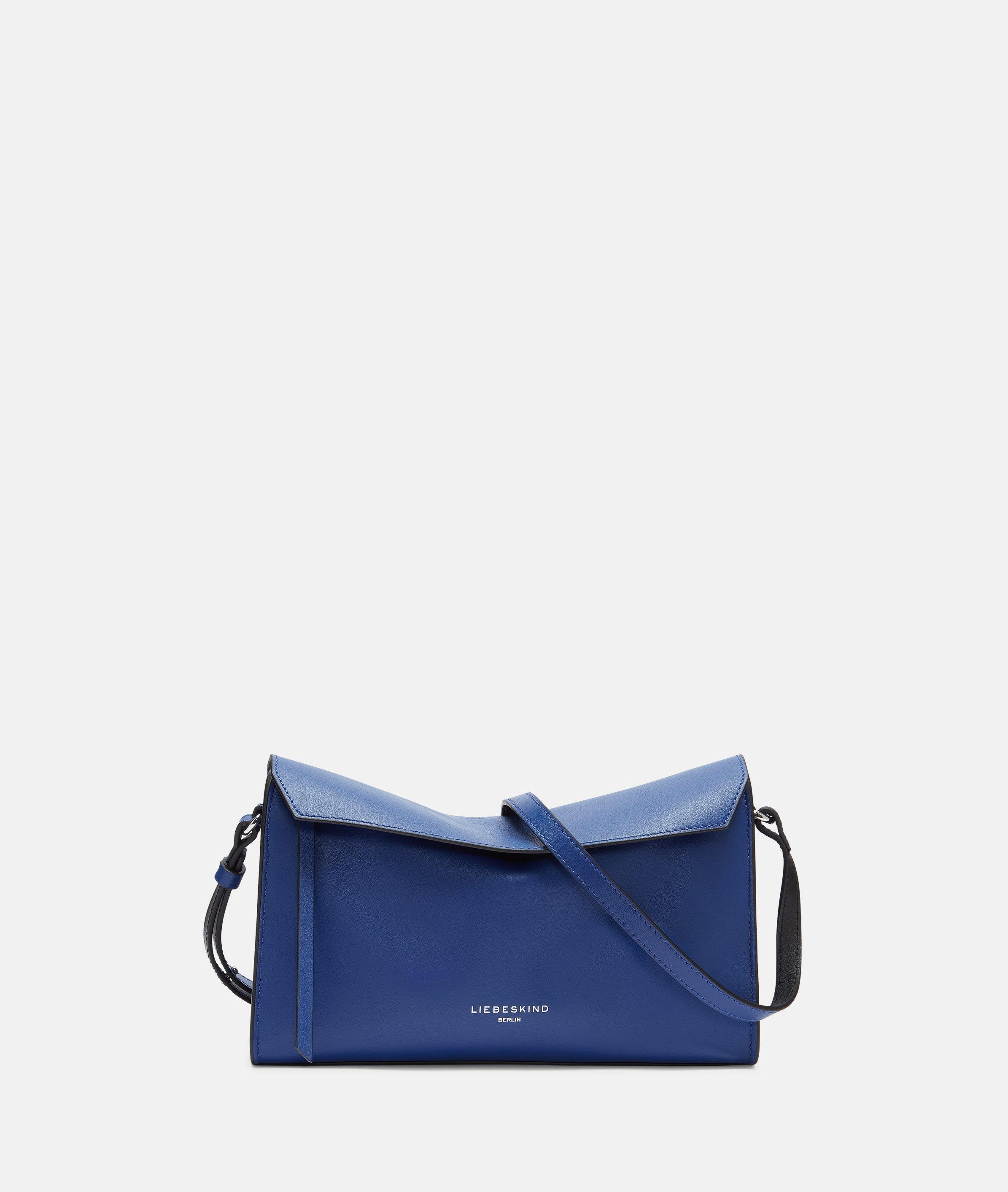 Liebeskind Berlin - Schultertasche aus Nappaleder -  blau