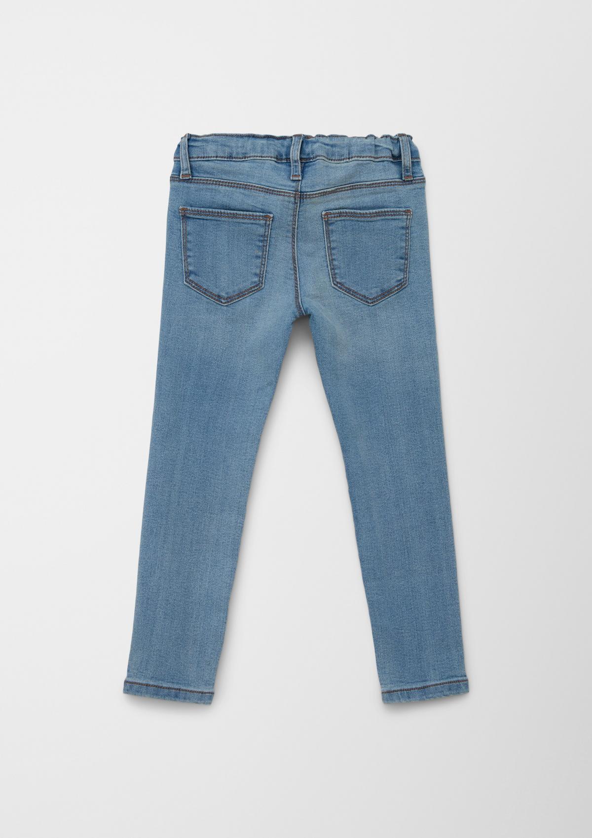 s.Oliver Jeans hlače hlačne pajkice / kroj Regular Fit/ High Rise / Tapered Leg