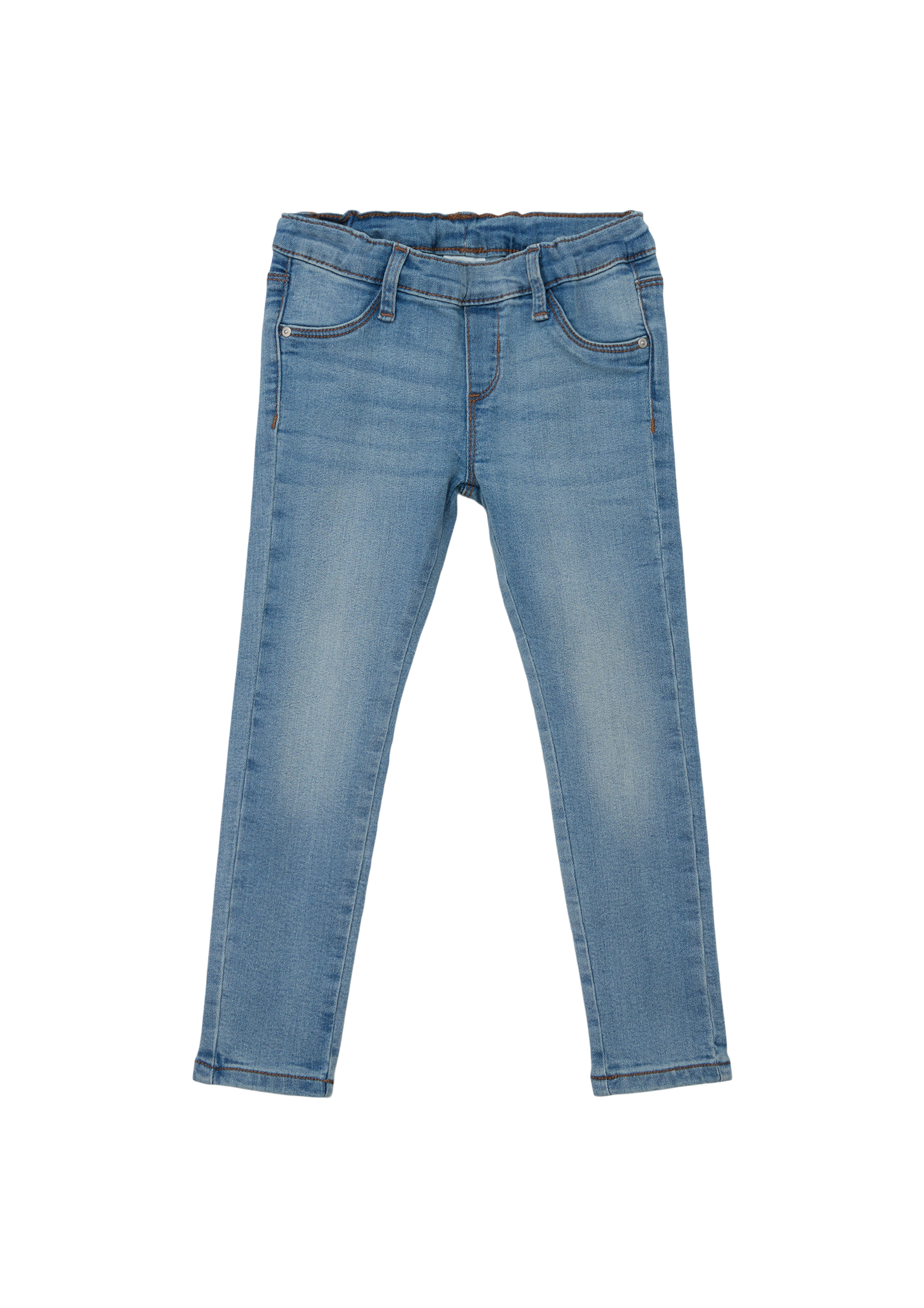 s.Oliver - Jeans Treggings / Regular Fit / High Rise / Tapered Leg, Kinder, blau