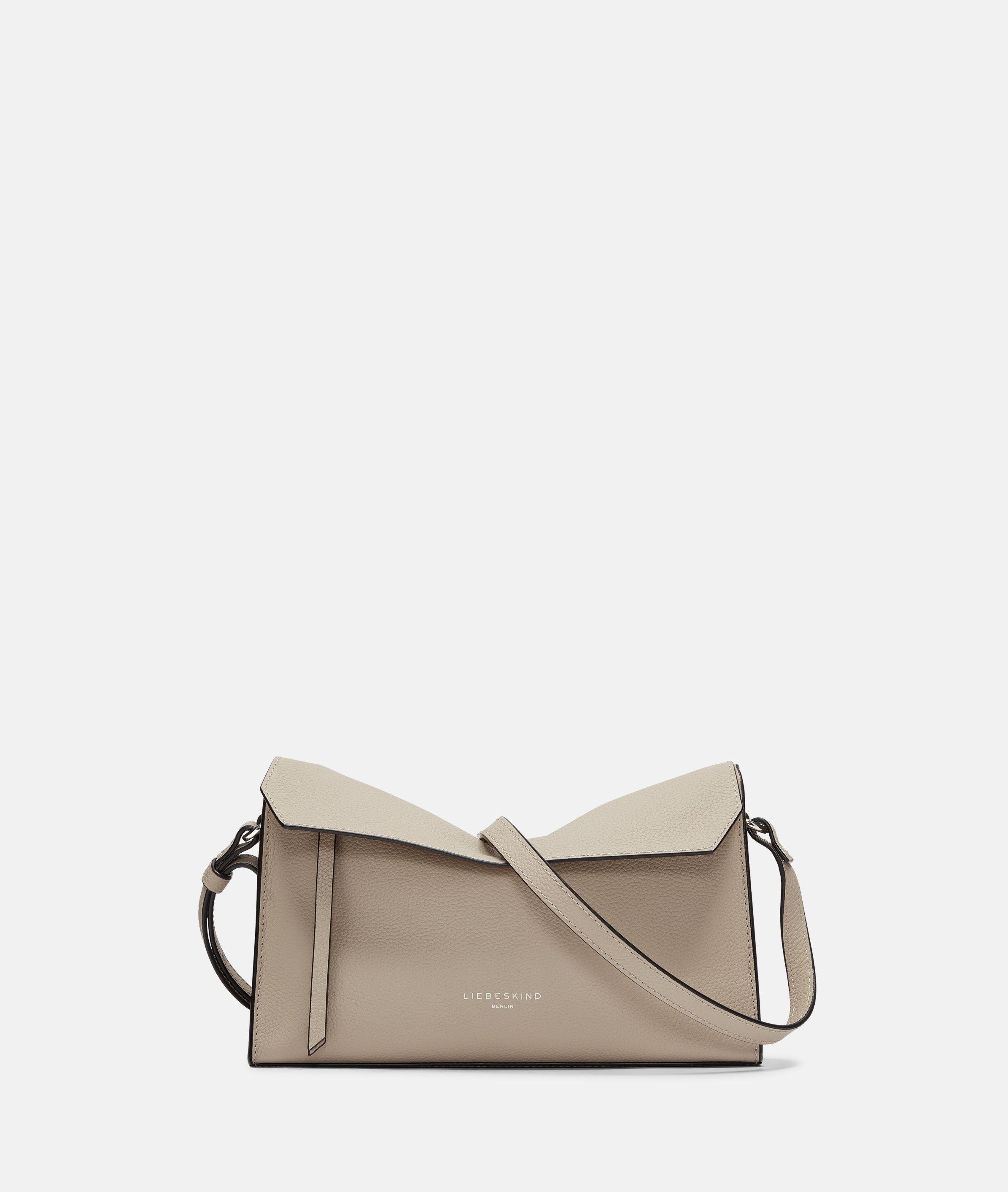 Liebeskind Berlin - Schultertasche aus Rindsleder -  Beige