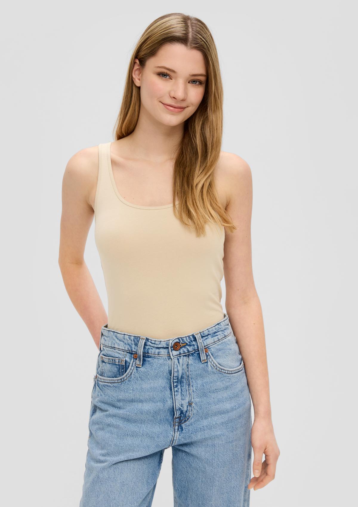 s.Oliver Tank top with stretch cotton