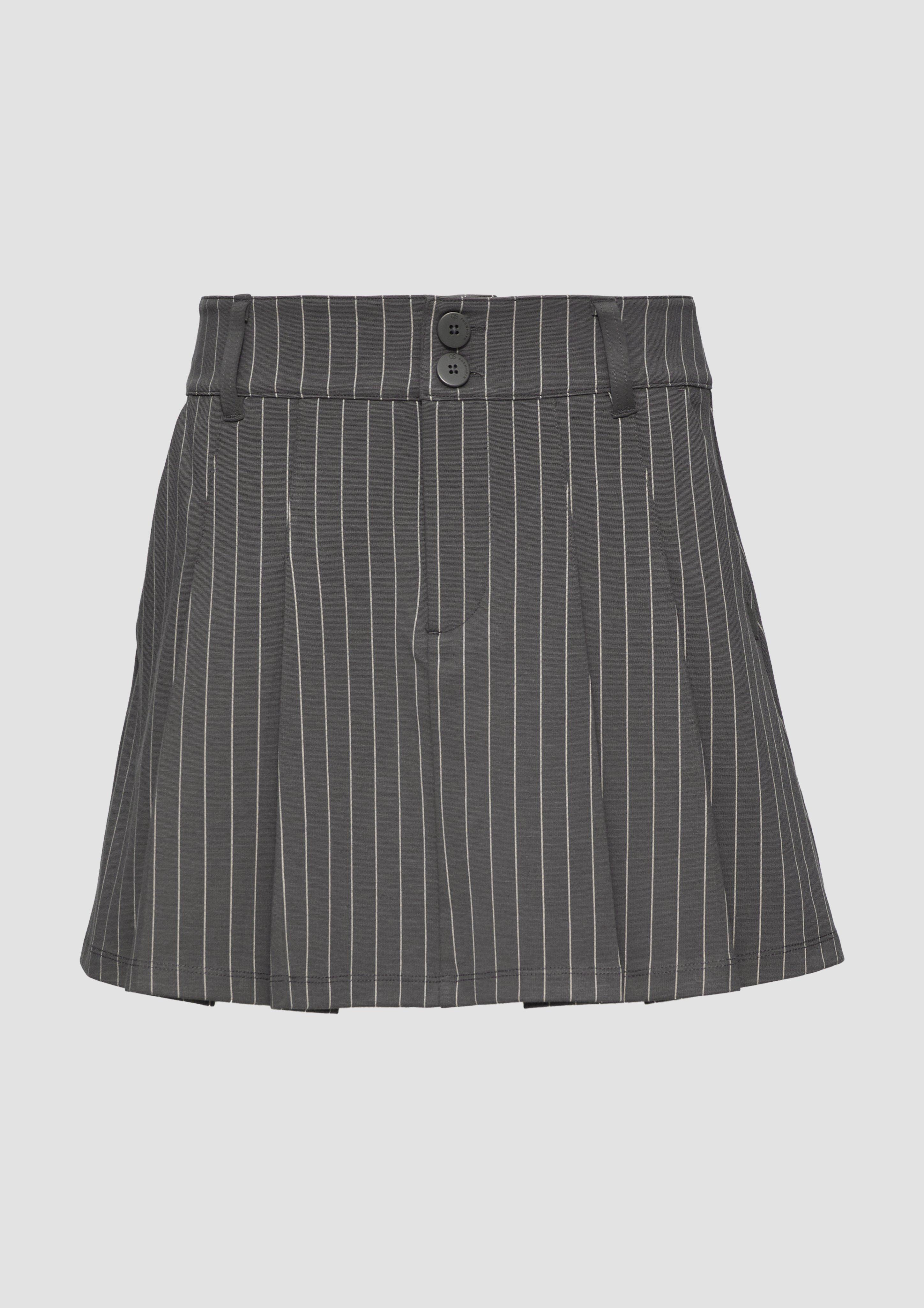 Pinstripe overall mini skirt hotsell