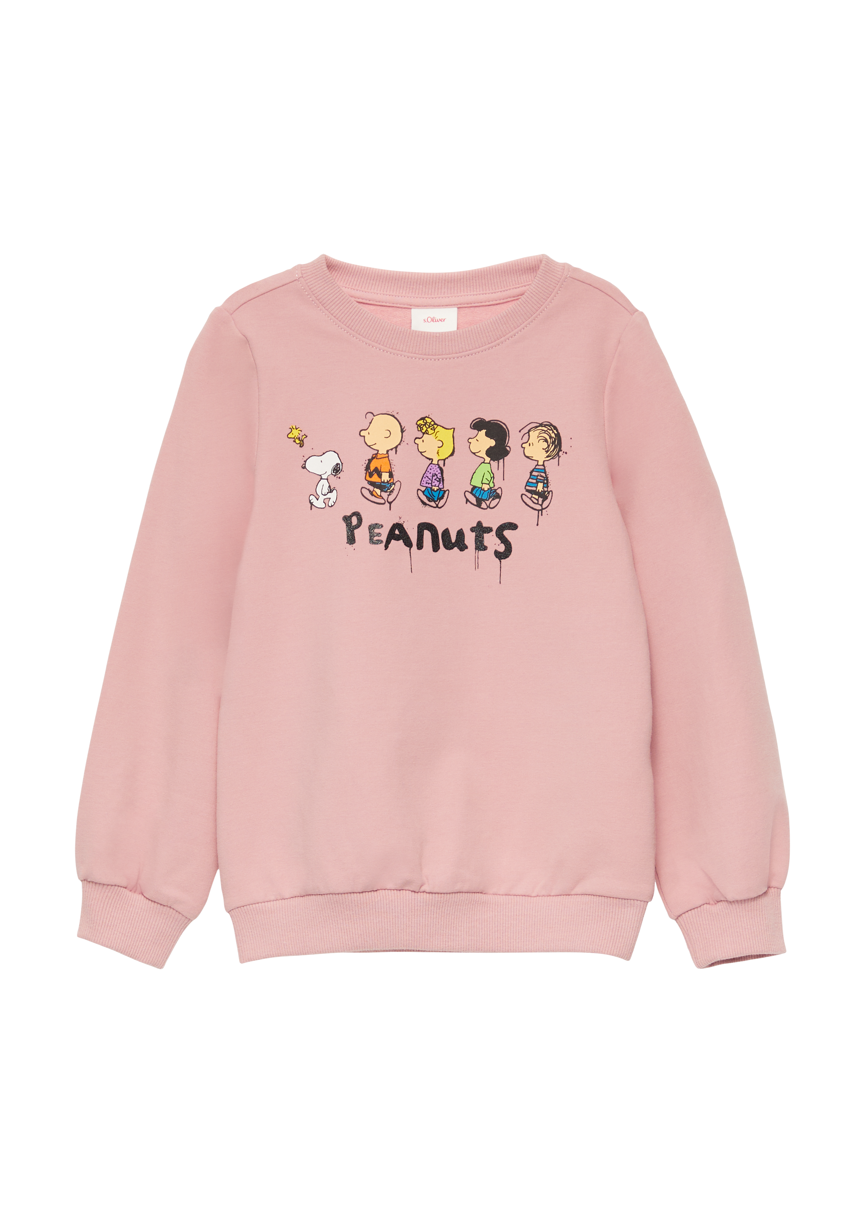 s.Oliver - Sweatshirt mit Peanuts®-Print, Kinder, Rosa