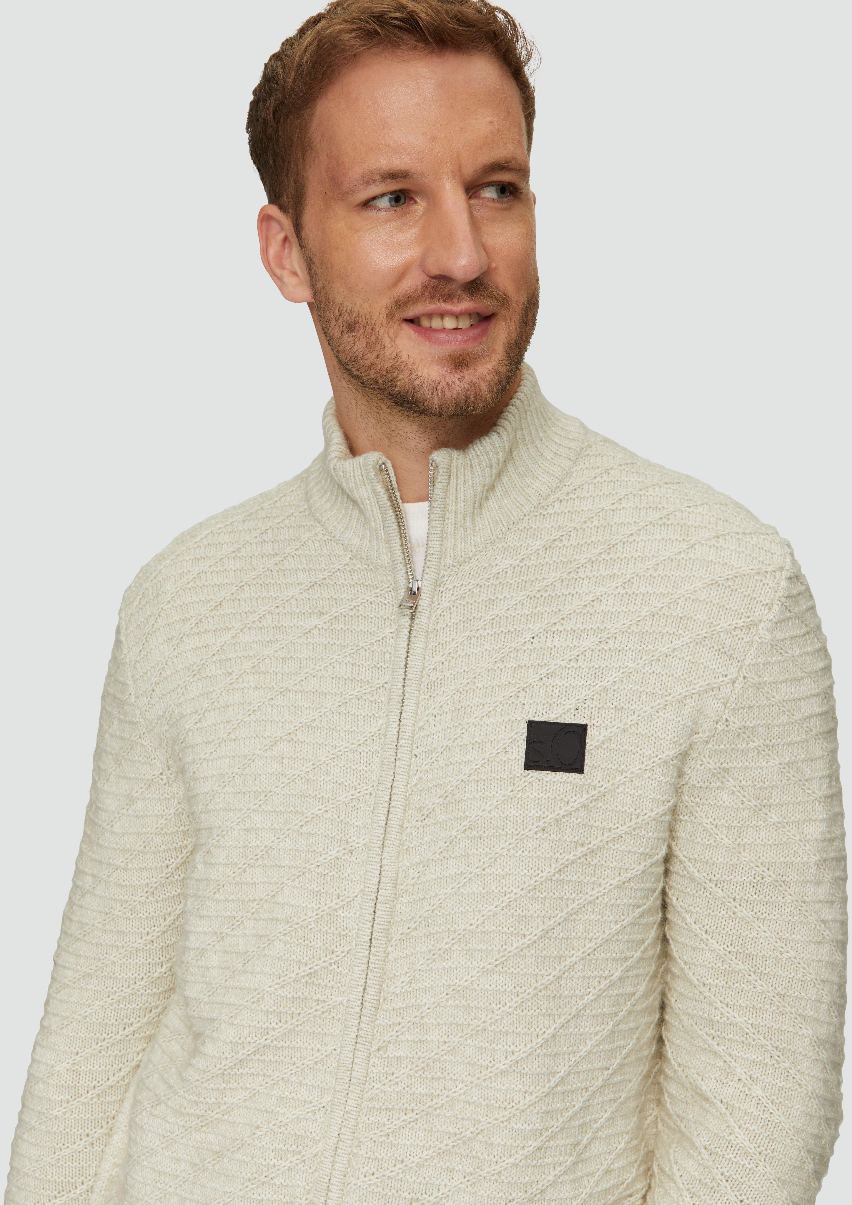 Veste en tricot in 80X0