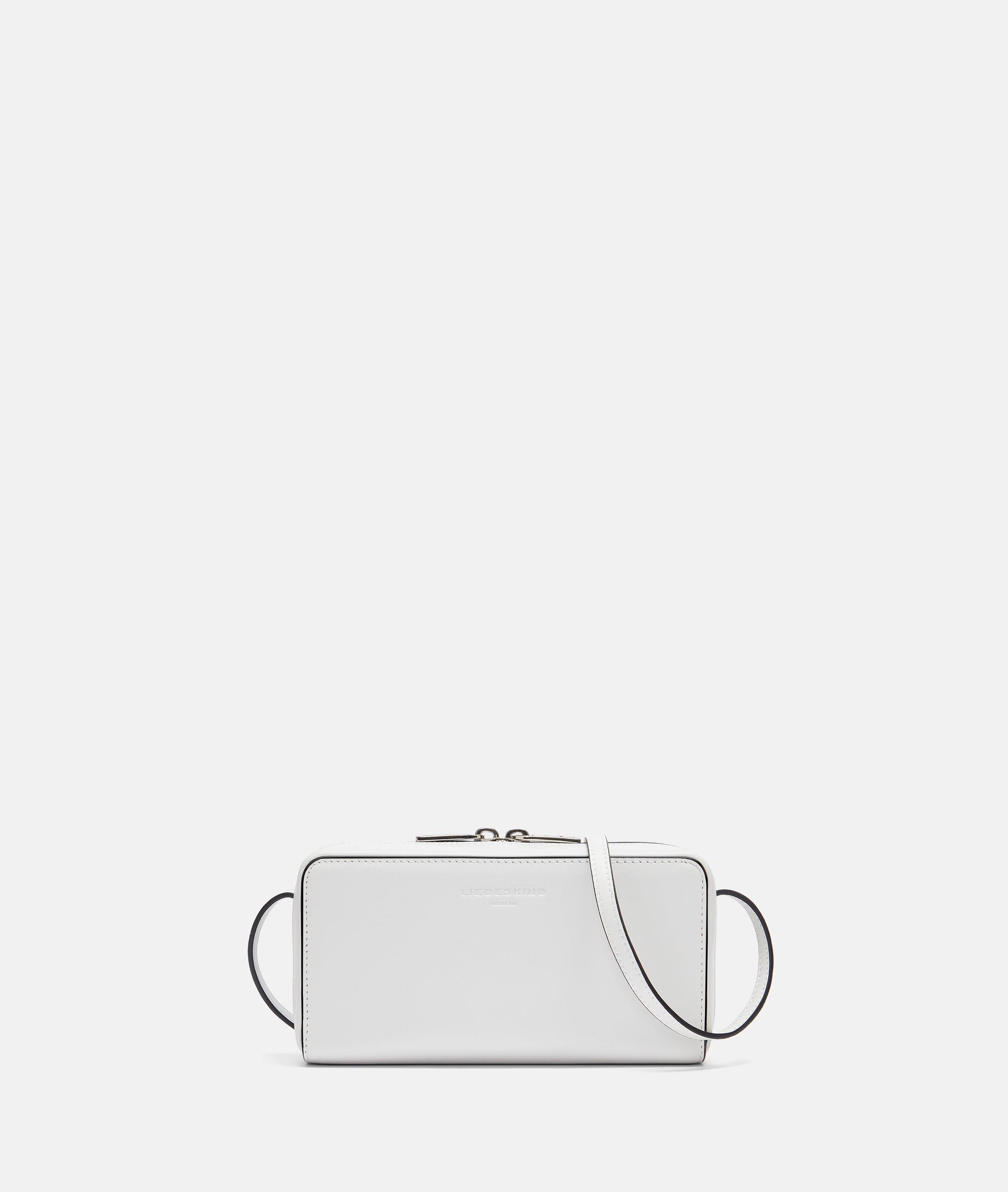 Liebeskind Berlin - Kleine Crossbody-Bag aus Nappaleder -  weiß