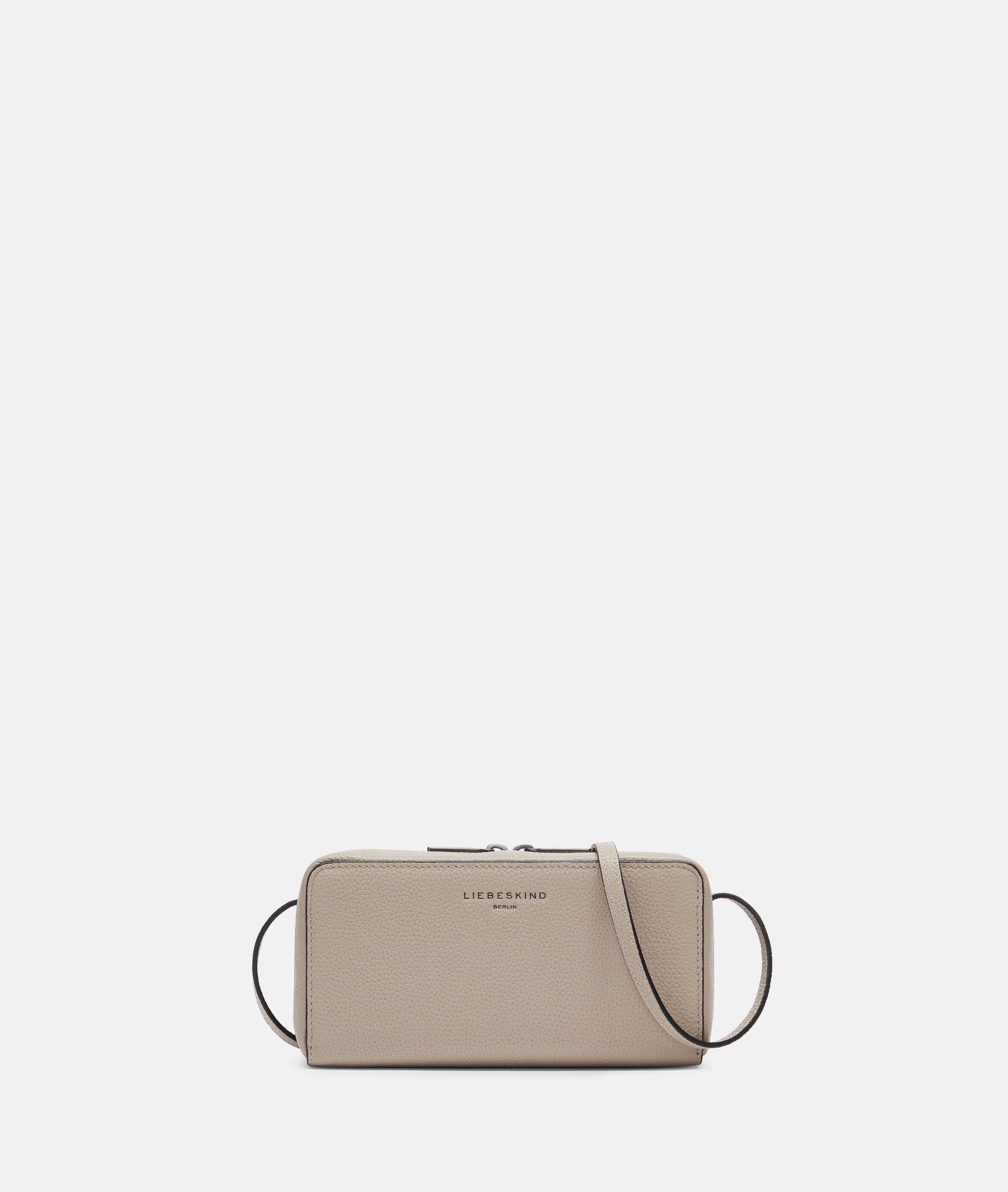 Liebeskind Berlin - Kleine Crossbody-Bag aus Rindsleder -  Beige