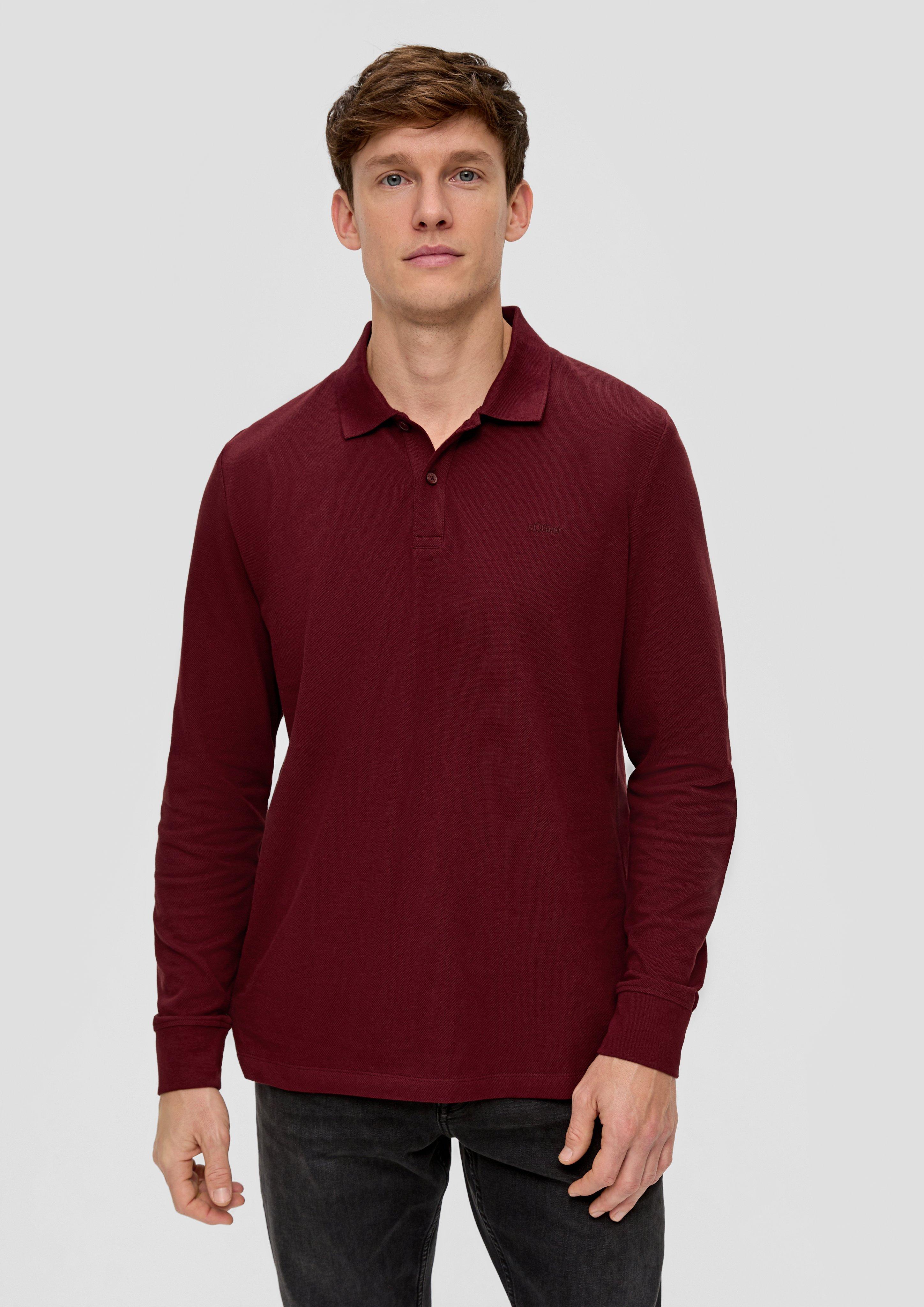 poloshirt-mit-logo-detail-bordeaux-s-oliver