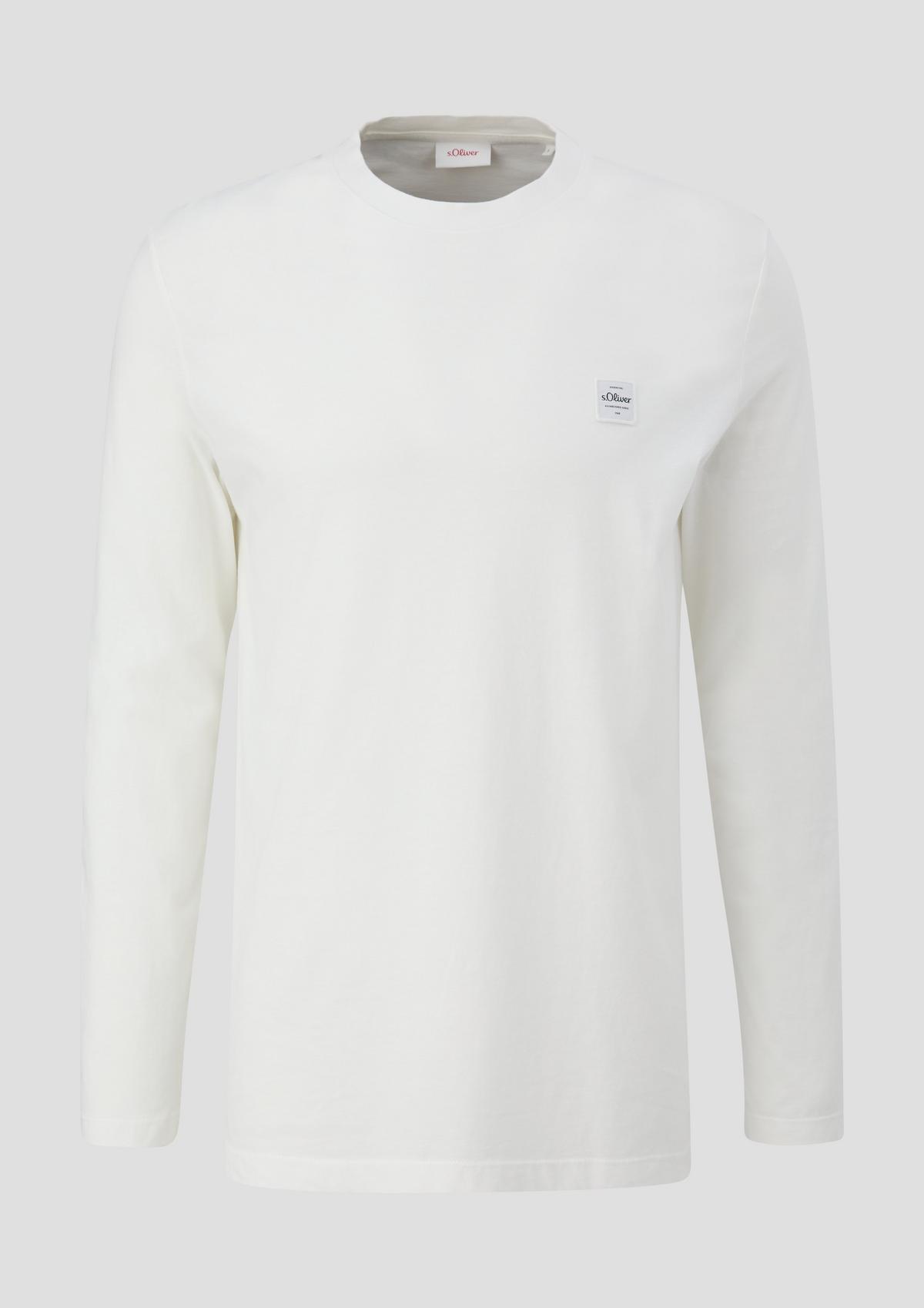 s.Oliver Long sleeve top made of pure cotton