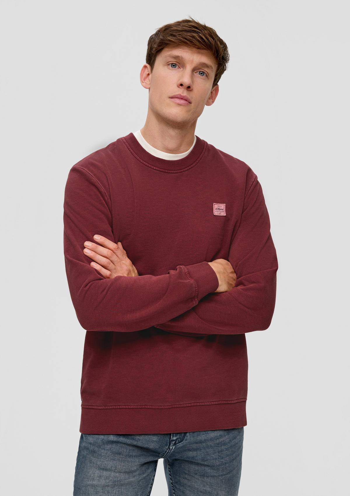 s.Oliver Sweatshirt aus reiner Baumwolle