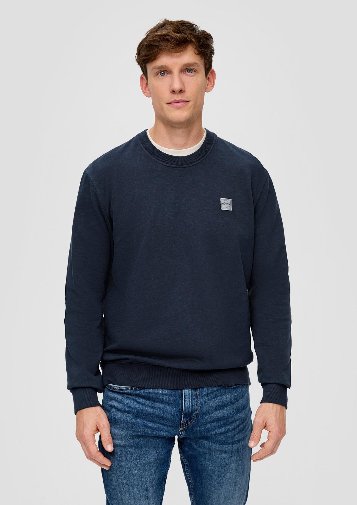 s.Oliver Sweatshirt aus reiner Baumwolle