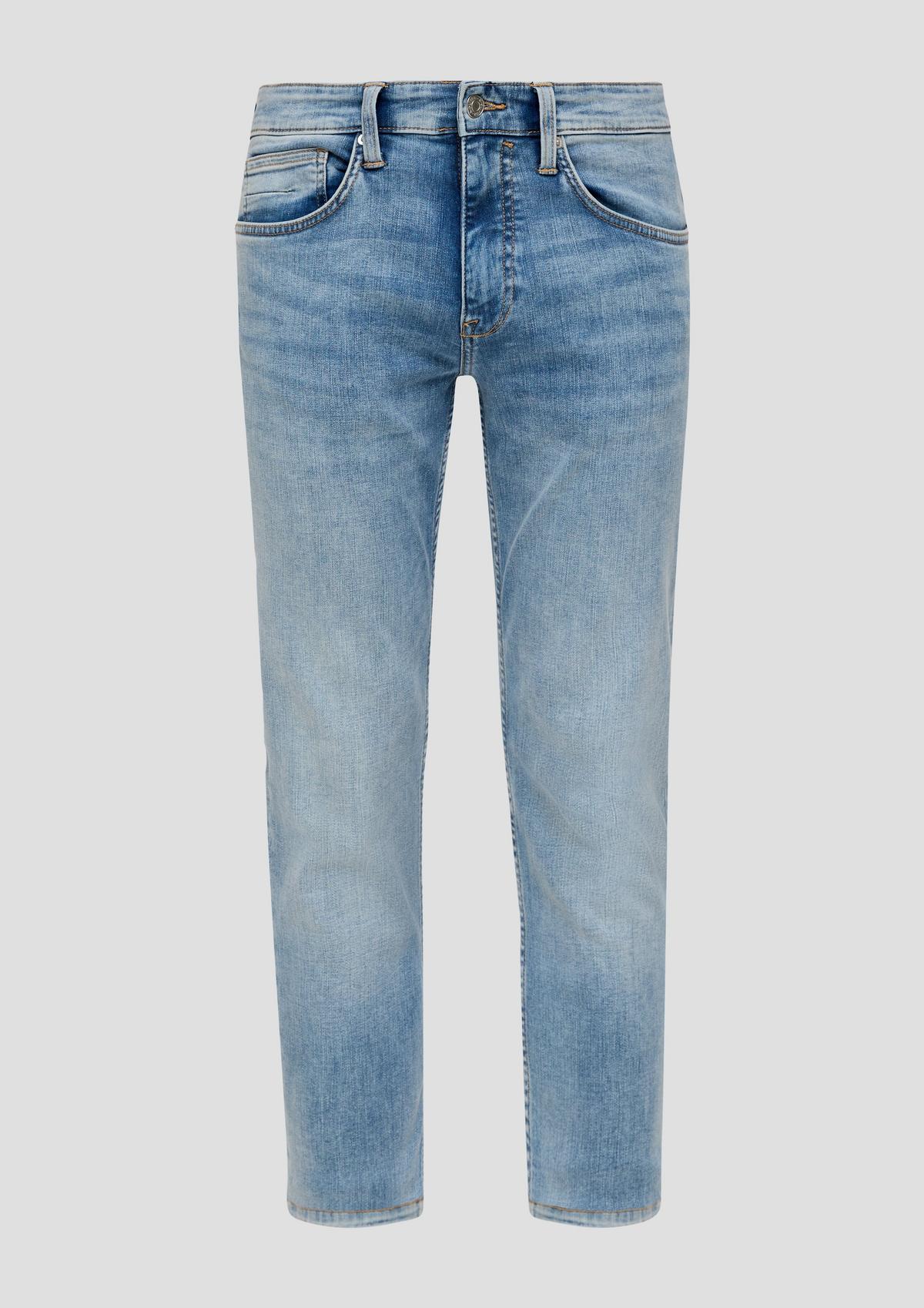 s.Oliver Skinny: blauwe jeans met smalle pijpen
