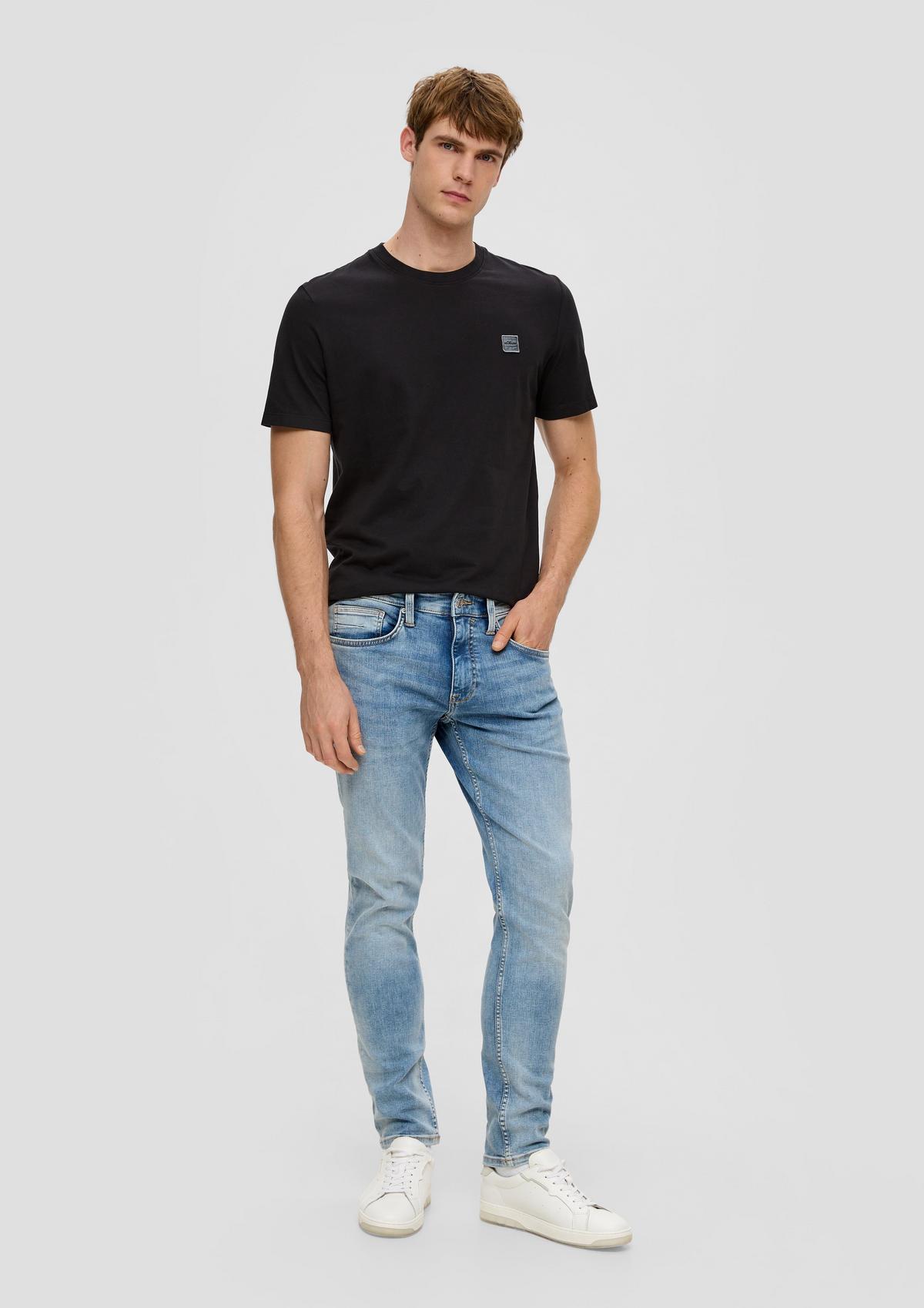 s.Oliver Skinny: blauwe jeans met smalle pijpen