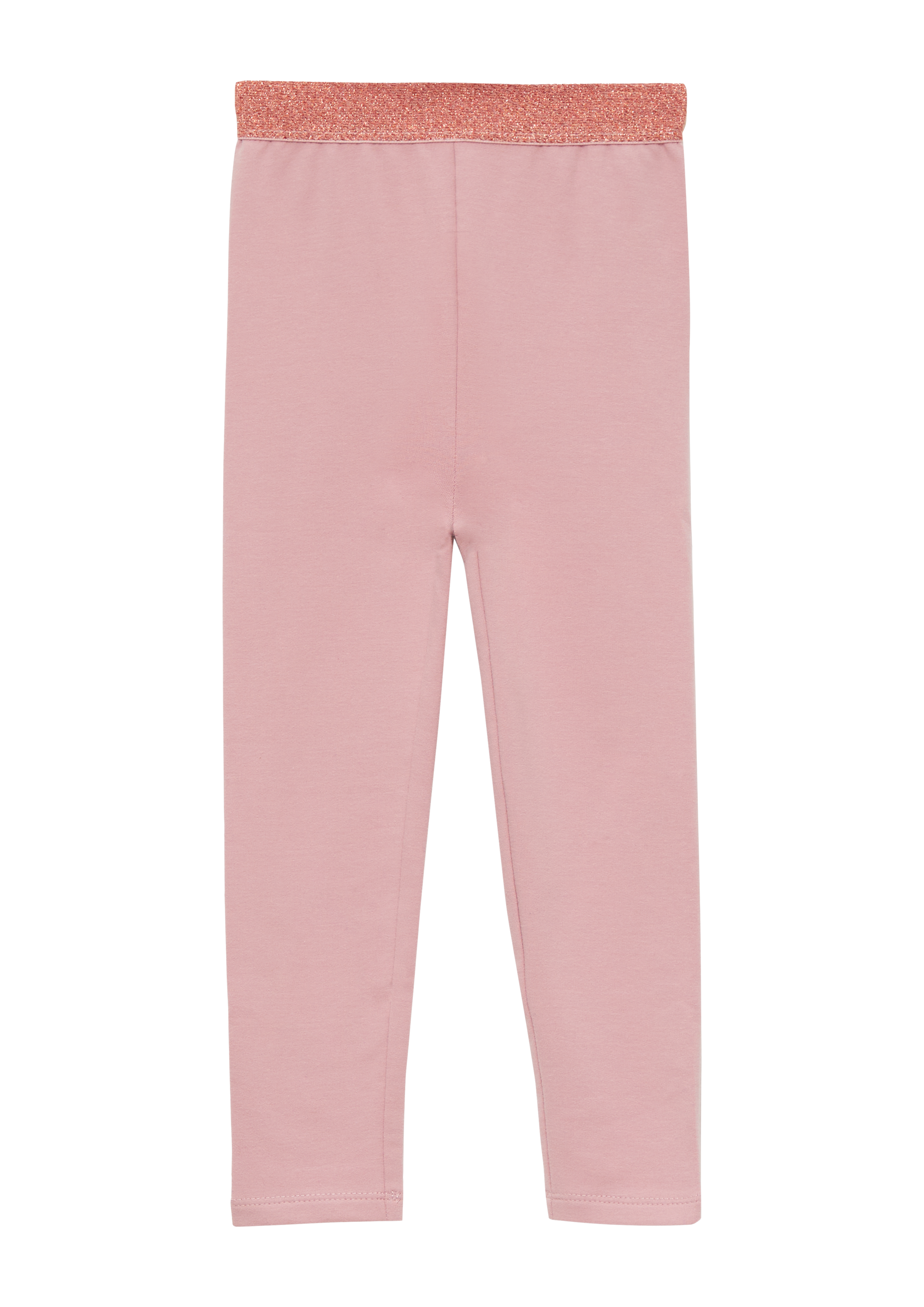 s.Oliver - Leggings mit Glitzerbund, Kinder, Rosa