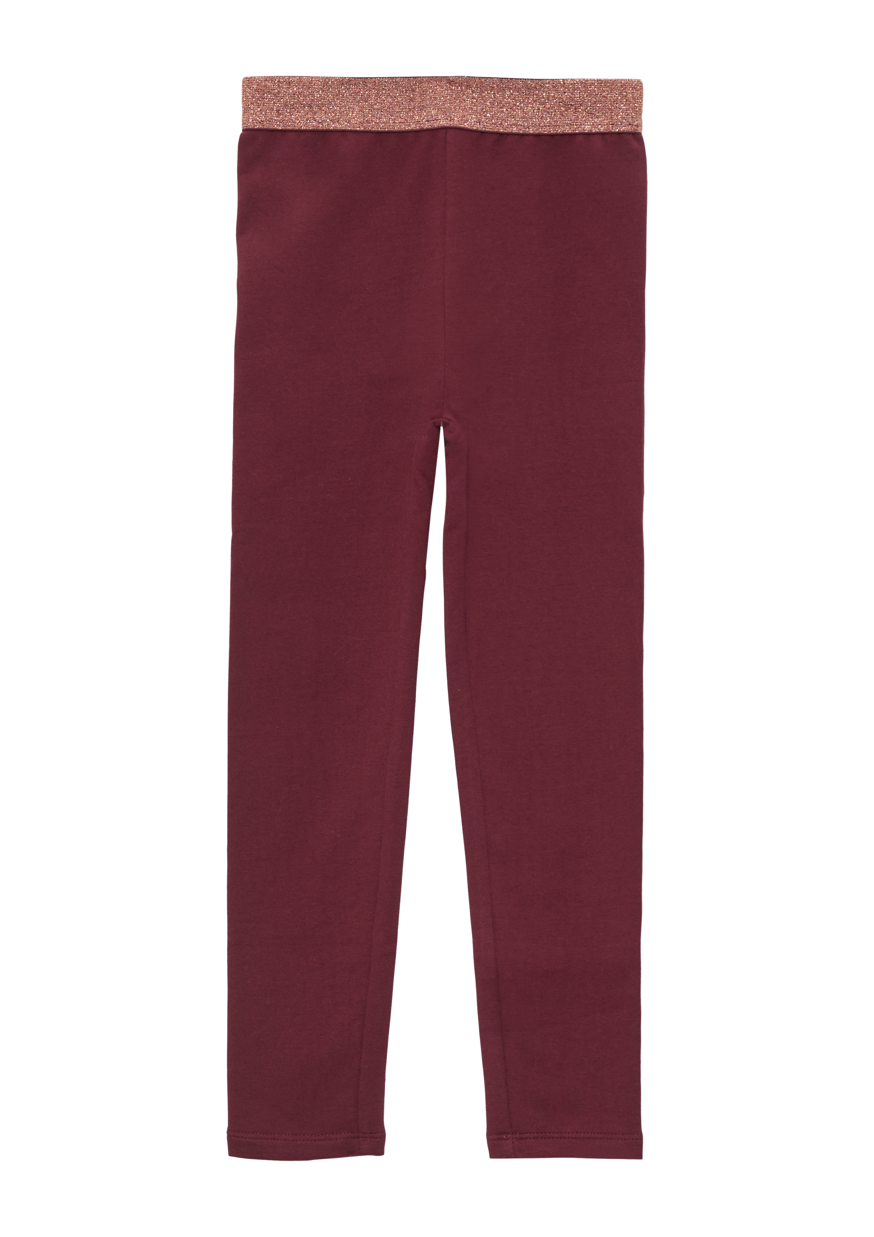 Thumbnail - s.Oliver - Leggings mit Glitzerbund, Kinder, Rosa