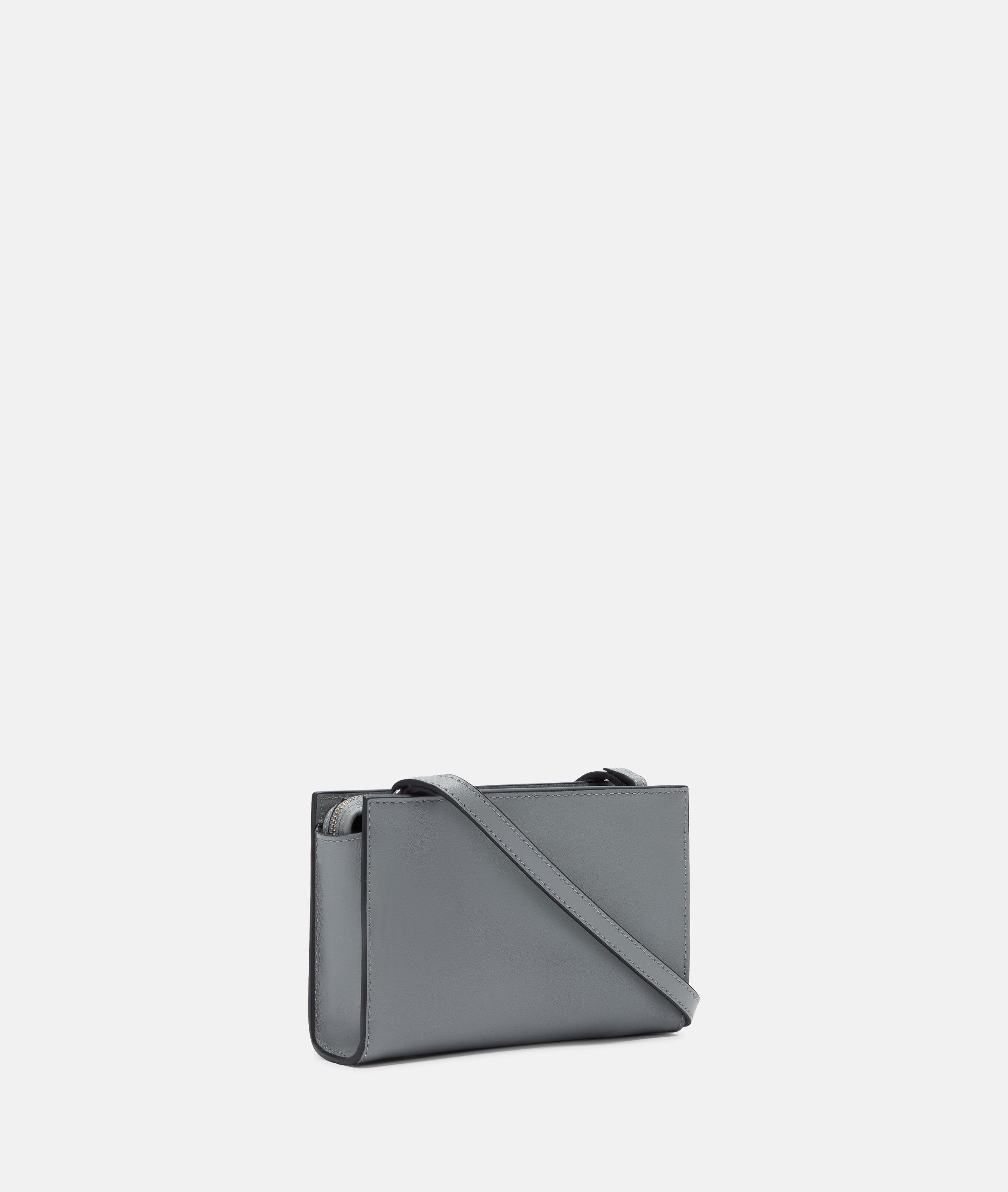 Thumbnail - Liebeskind Berlin - Kleine Crossbody Bag aus Leder -  grau
